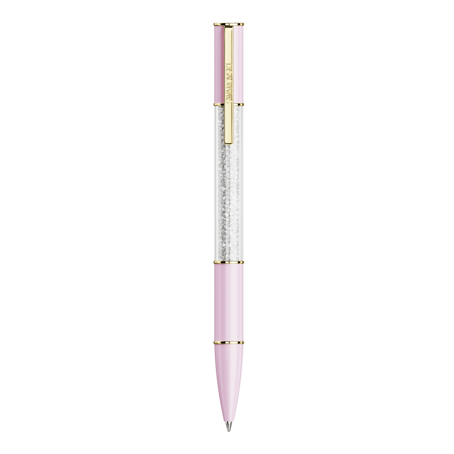 Crystalline ballpoint pen, Pink, Gold-tone plated 5693725