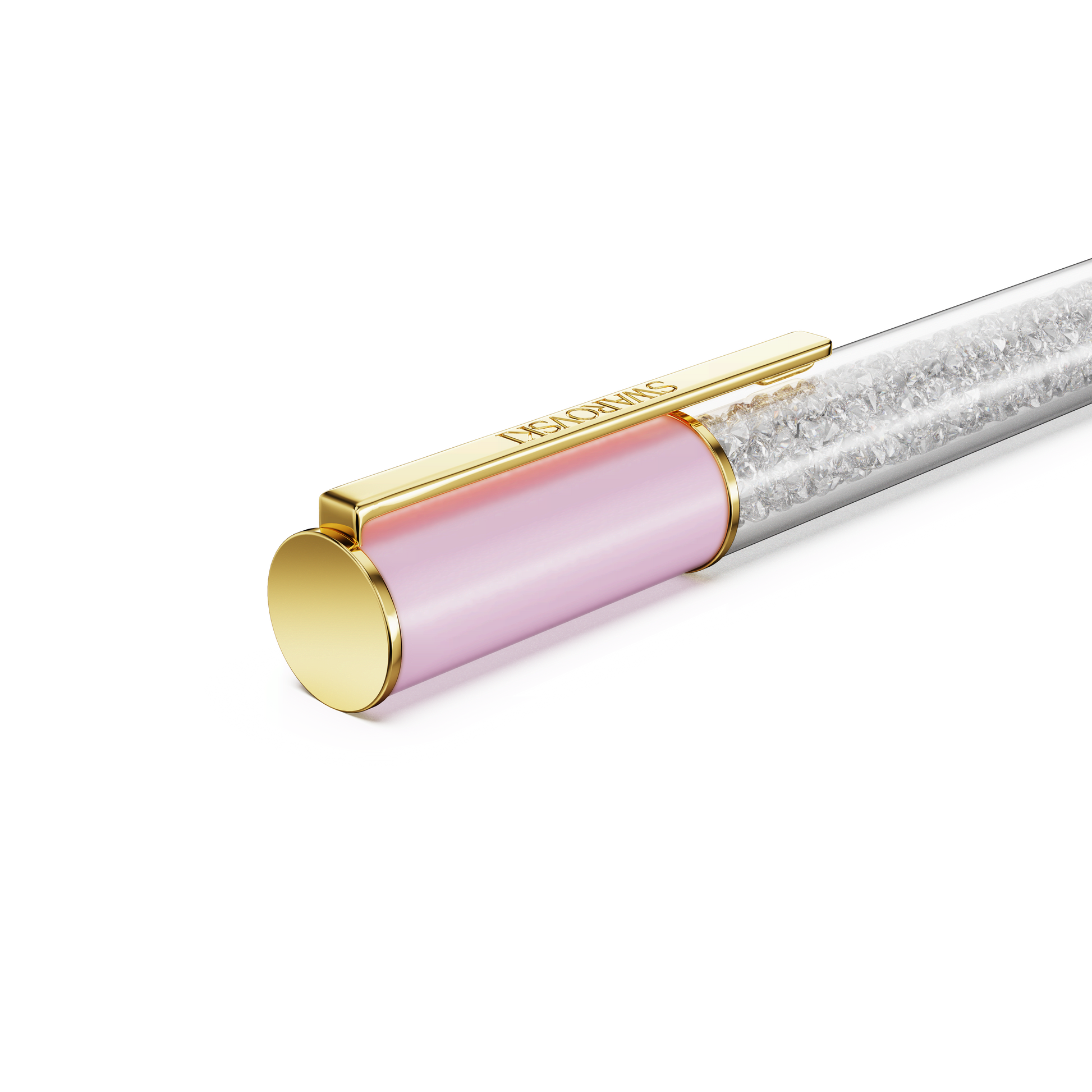 Crystalline ballpoint pen, Pink, Gold-tone plated 5693725