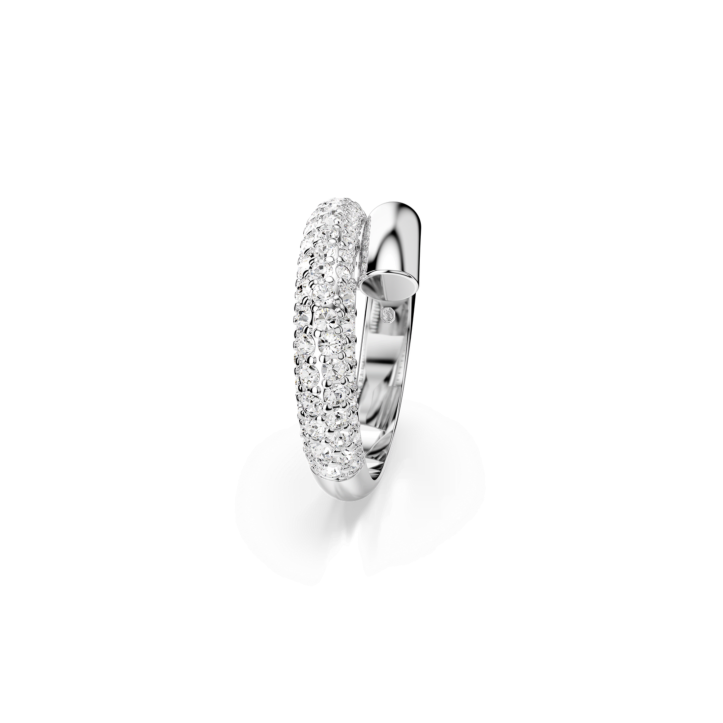 Dextera ring, White, Rhodium plated 5695934