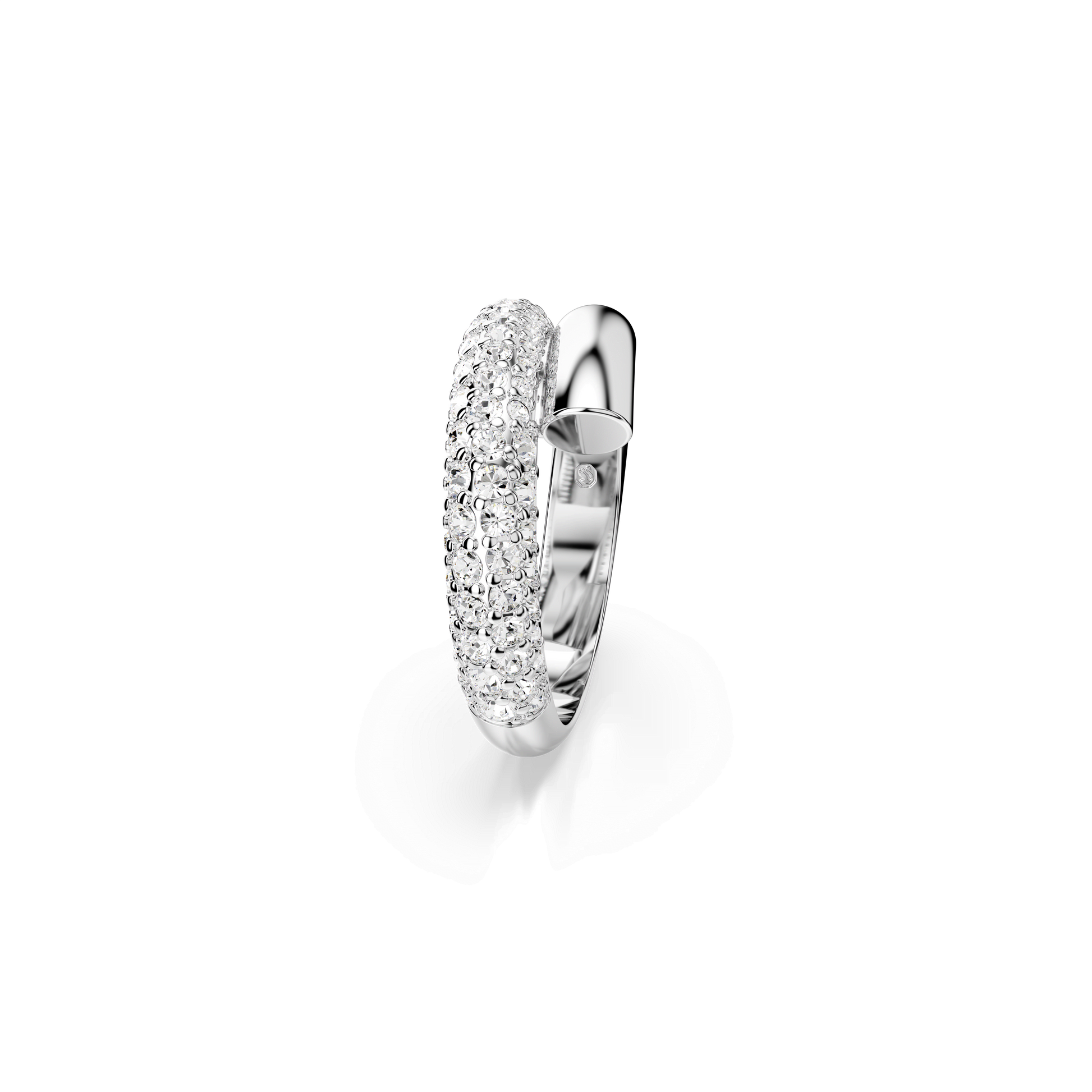 Dextera ring, White, Rhodium plated 5695936