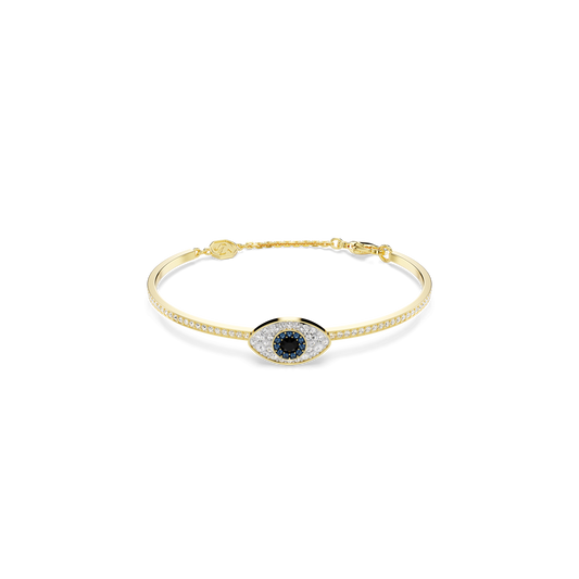 Symbolica bangle, Evil eye, Blue, Gold-tone plated 5700879