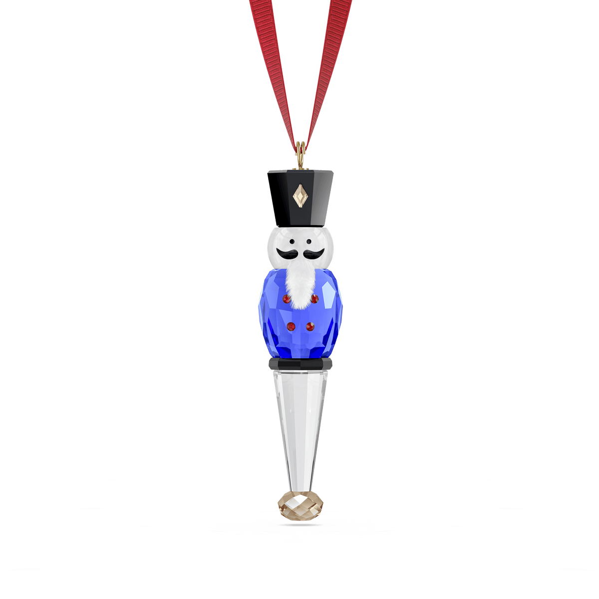Holiday Cheers Nutcracker Ornament, Blue