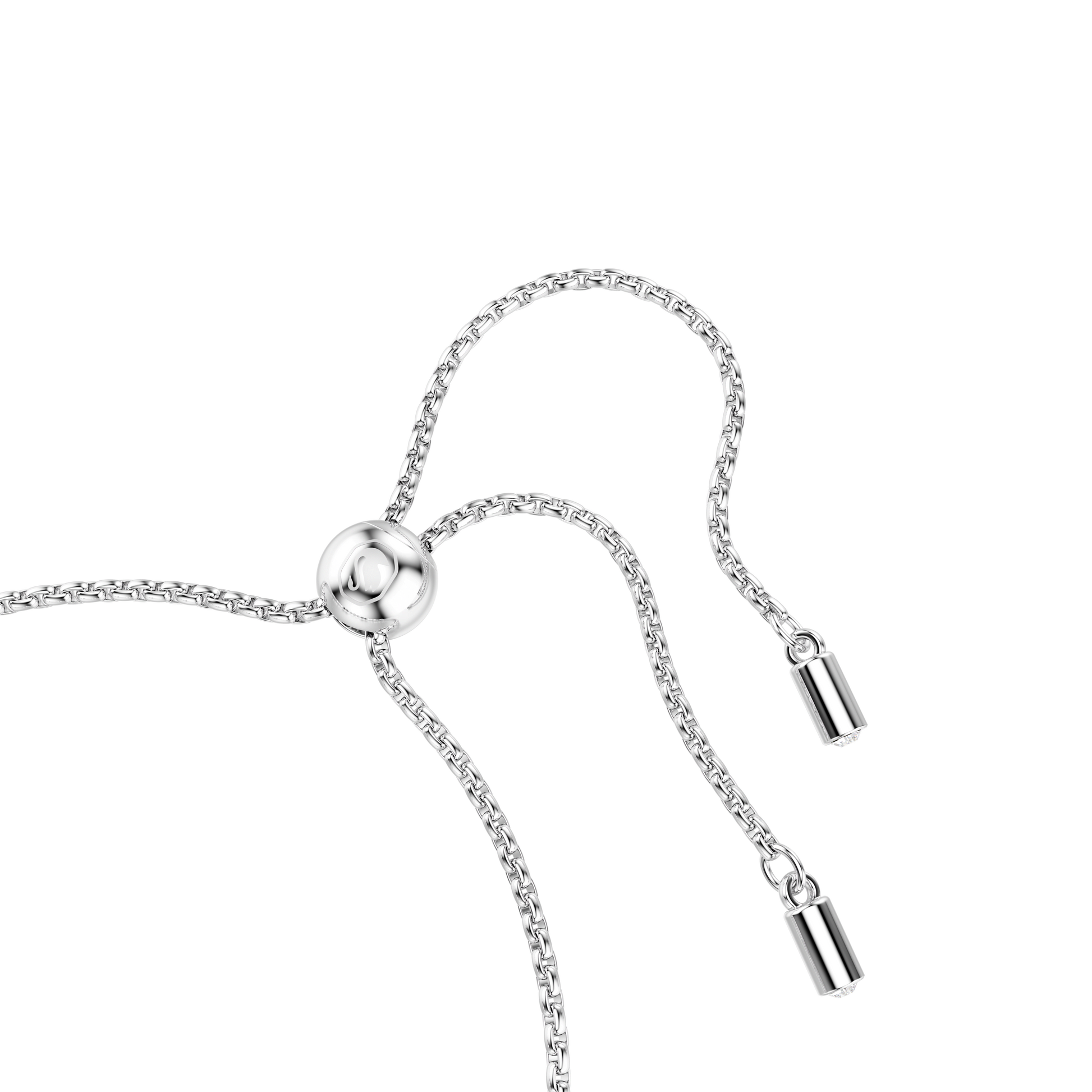 Imber bracelet, Mixed round cuts, White, Rhodium plated 5705451