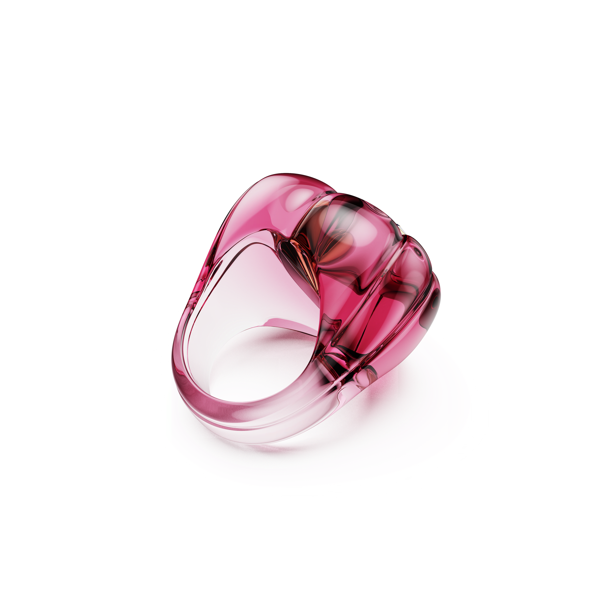 Dulcis cocktail ring, Heart cut, Pavé, Heart, Pink 5709995