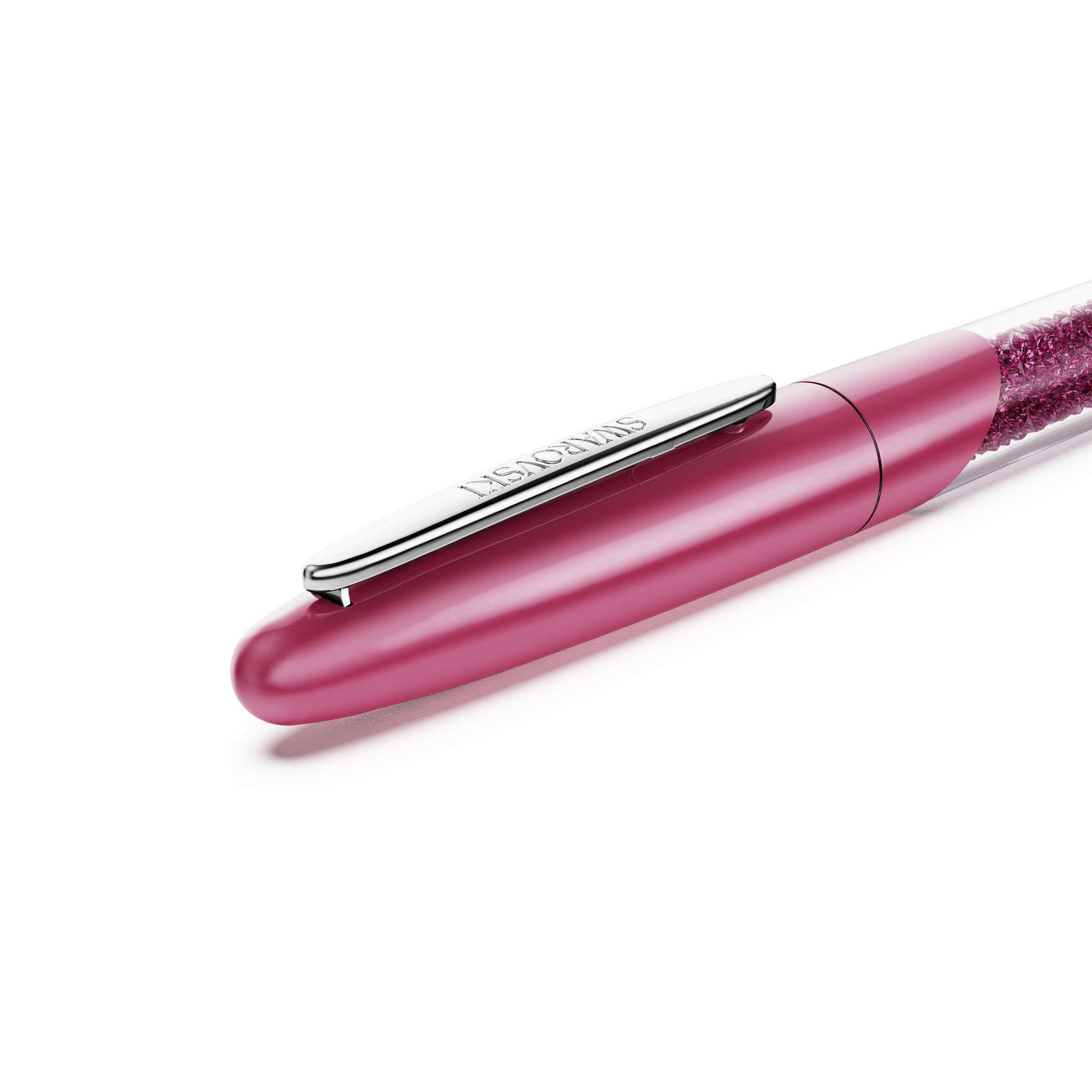 Crystalline rollerball pen, Pink, Chrome plated 5717141