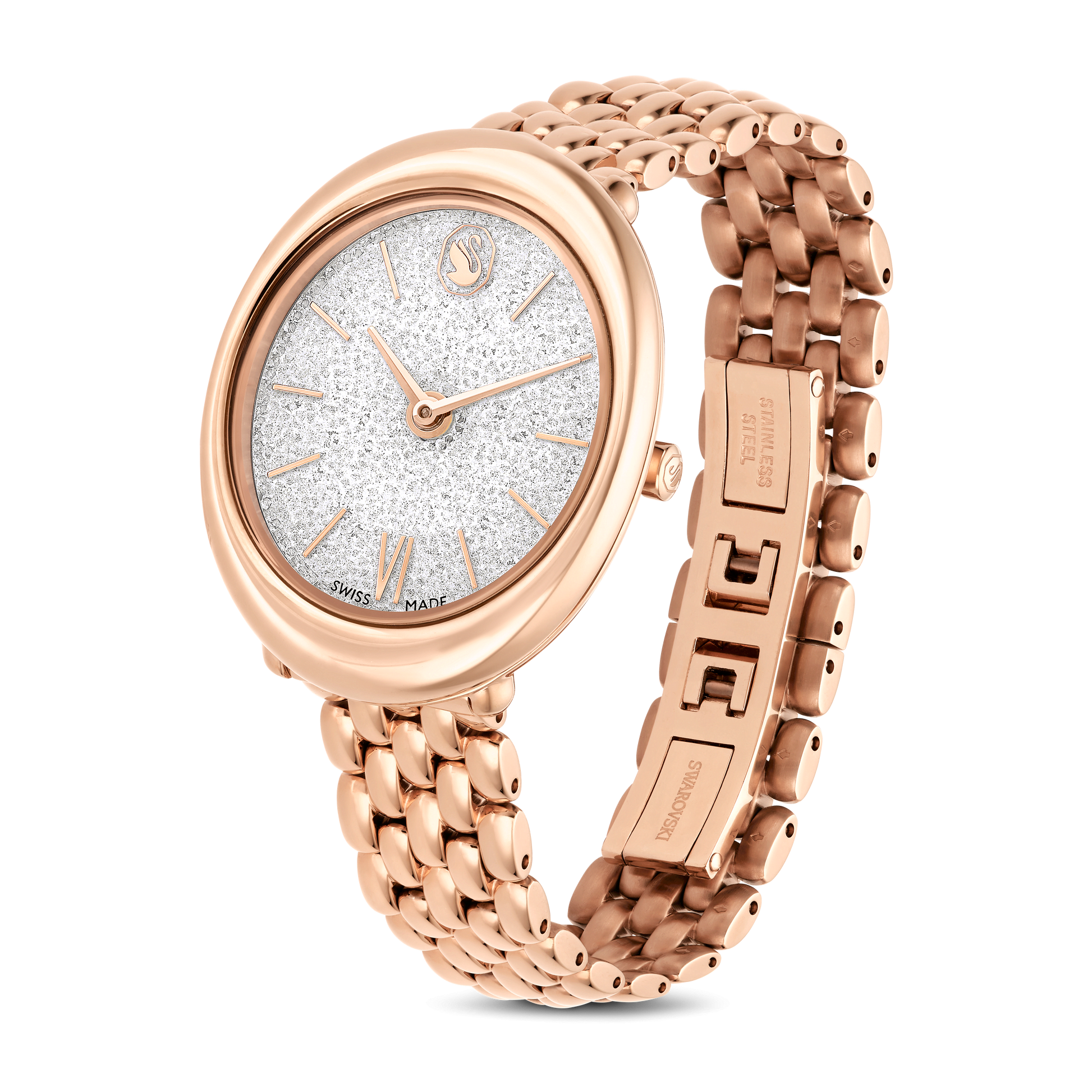 Imber watch, Swiss Made, Metal bracelet, Rose gold tone, Rose gold-tone finish 5717532