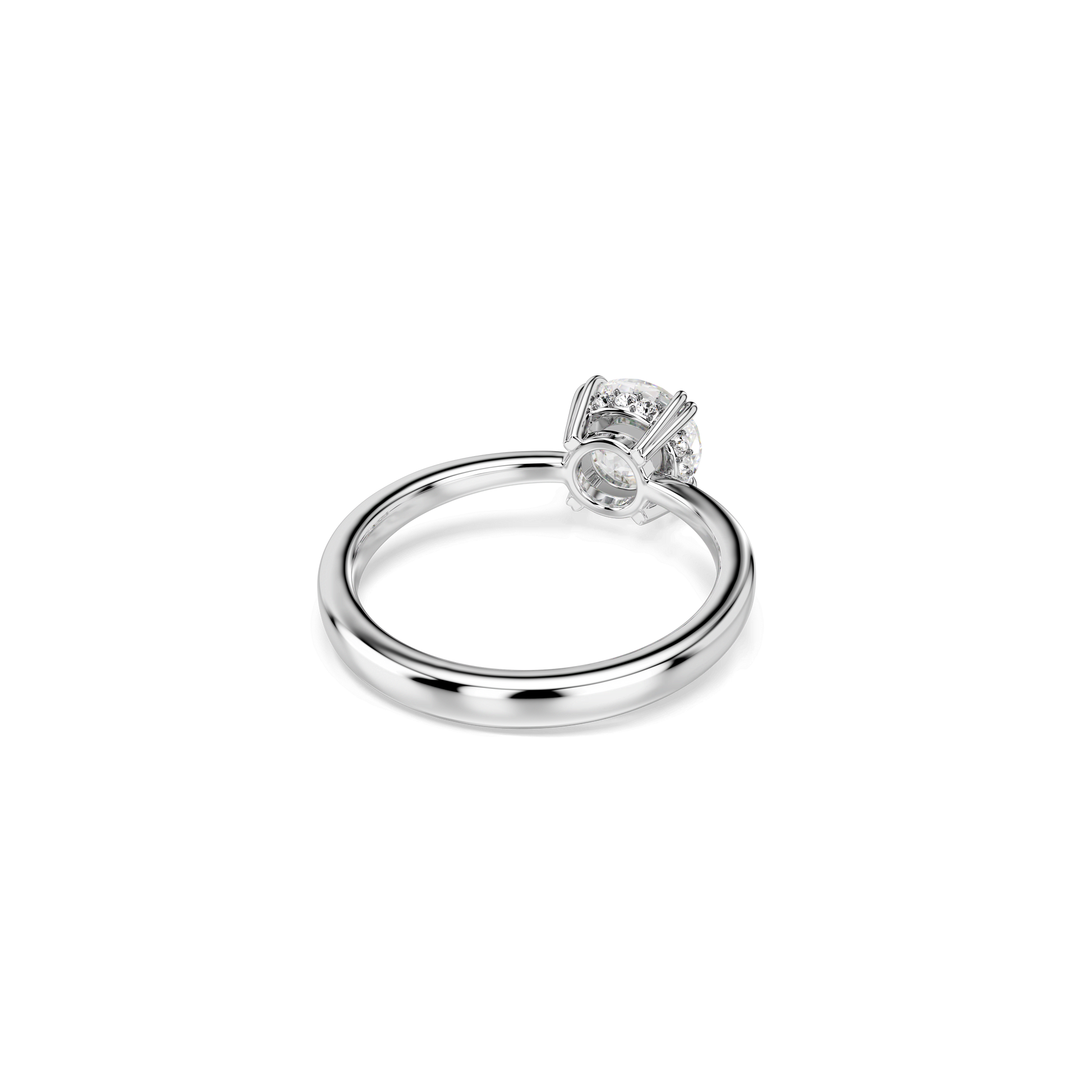 Stilla cocktail ring, Round cut, White, Silver-tone finish 5717939
