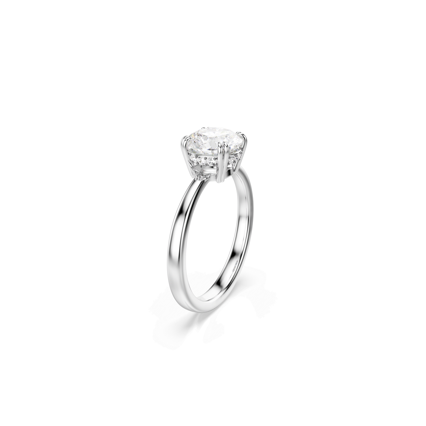 Stilla cocktail ring, Round cut, White, Silver-tone finish 5717941