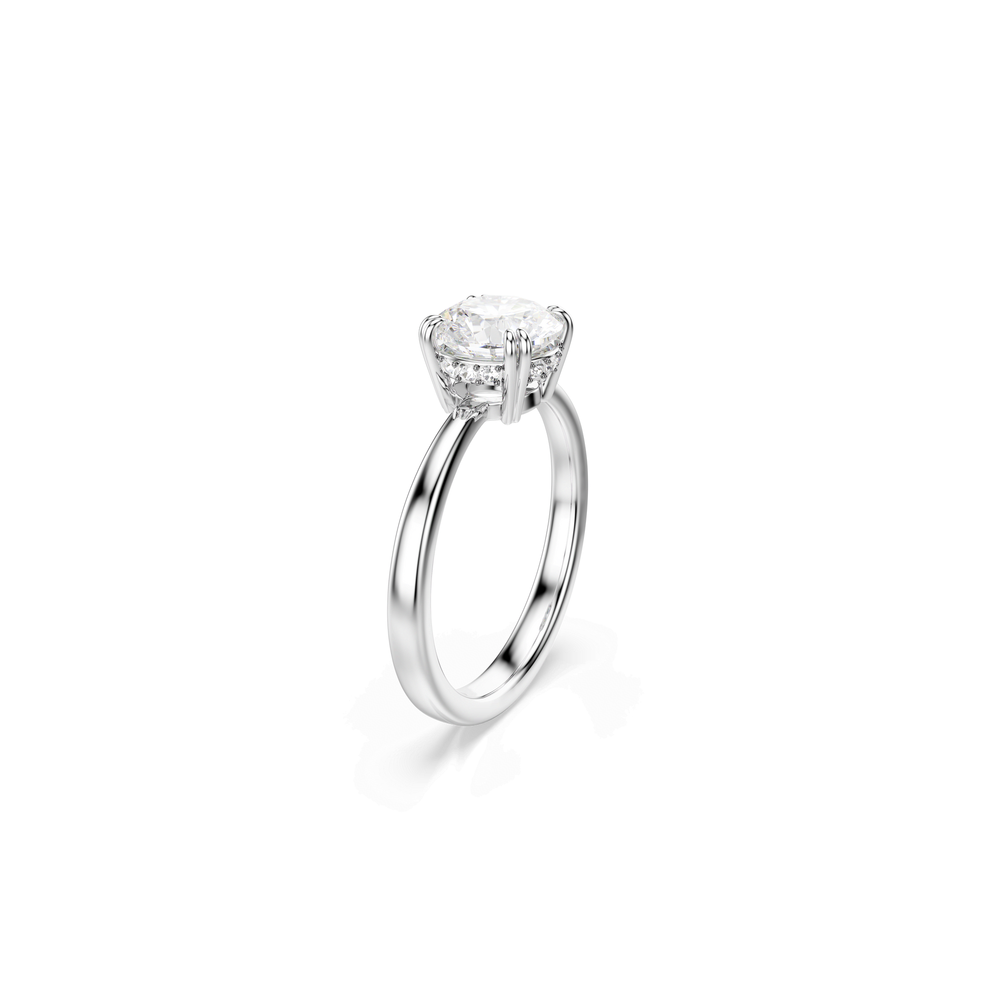 Stilla cocktail ring, Round cut, White, Silver-tone finish 5717941