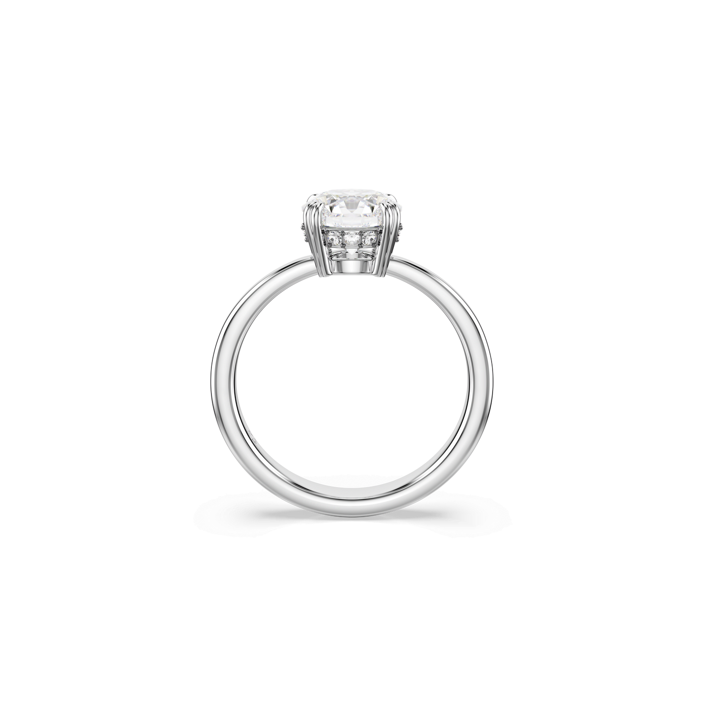 Stilla cocktail ring, Round cut, White, Silver-tone finish 5717942