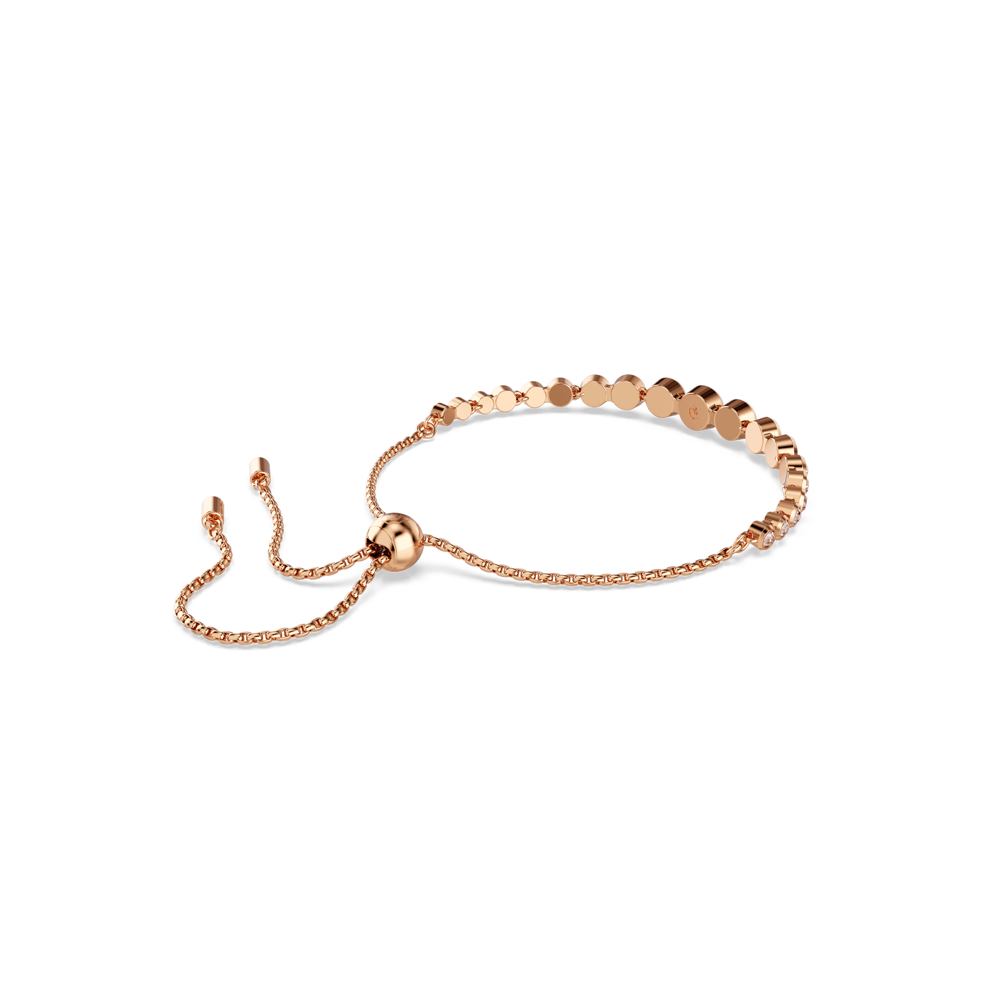 Imber bracelet, Mixed round cuts, Pink, Rose gold-tone plated 5718204