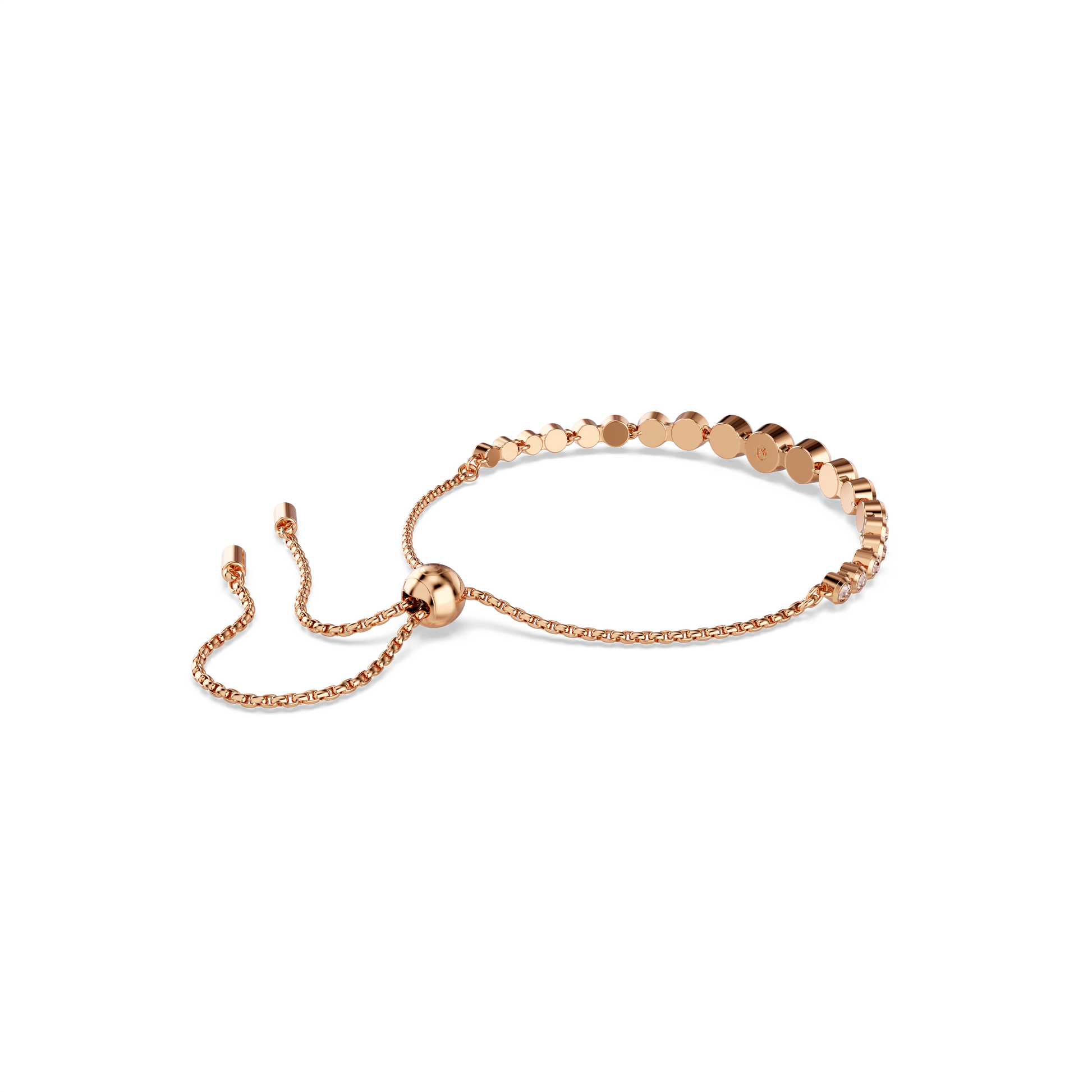 Imber bracelet, Mixed round cuts, Pink, Rose gold-tone plated 5718204