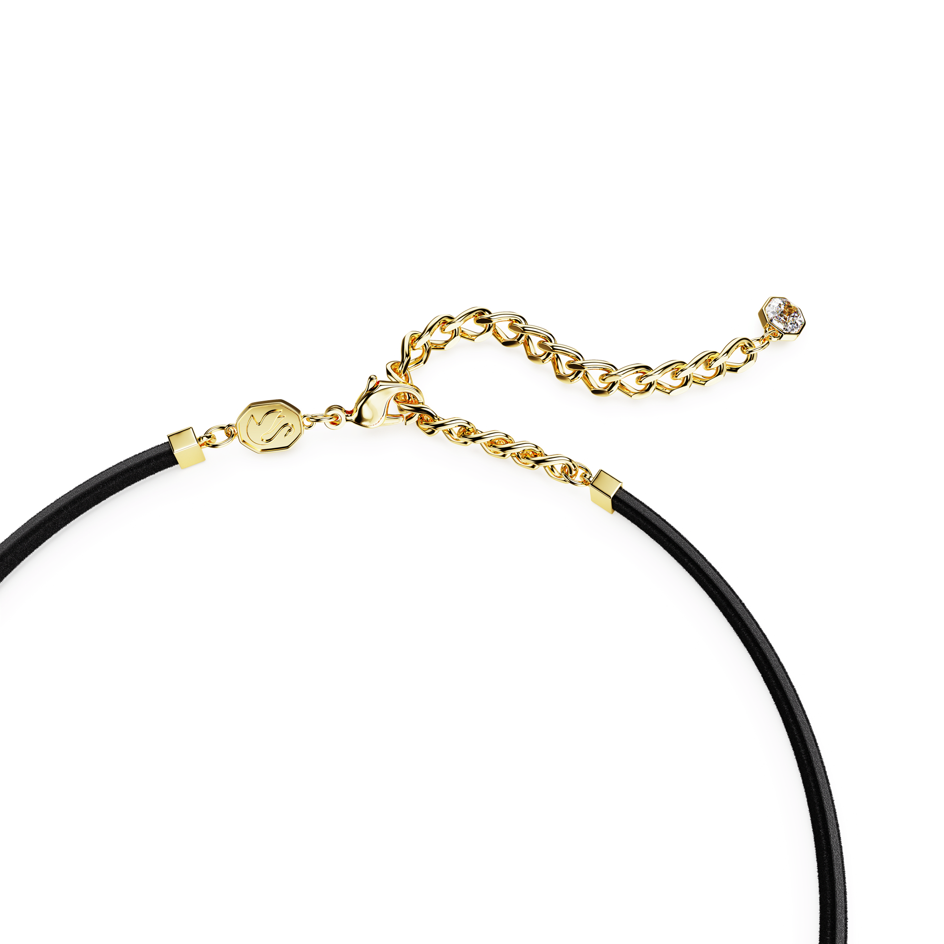 Millenia choker, Octagon cut, Purple, Gold-tone plated 5720486