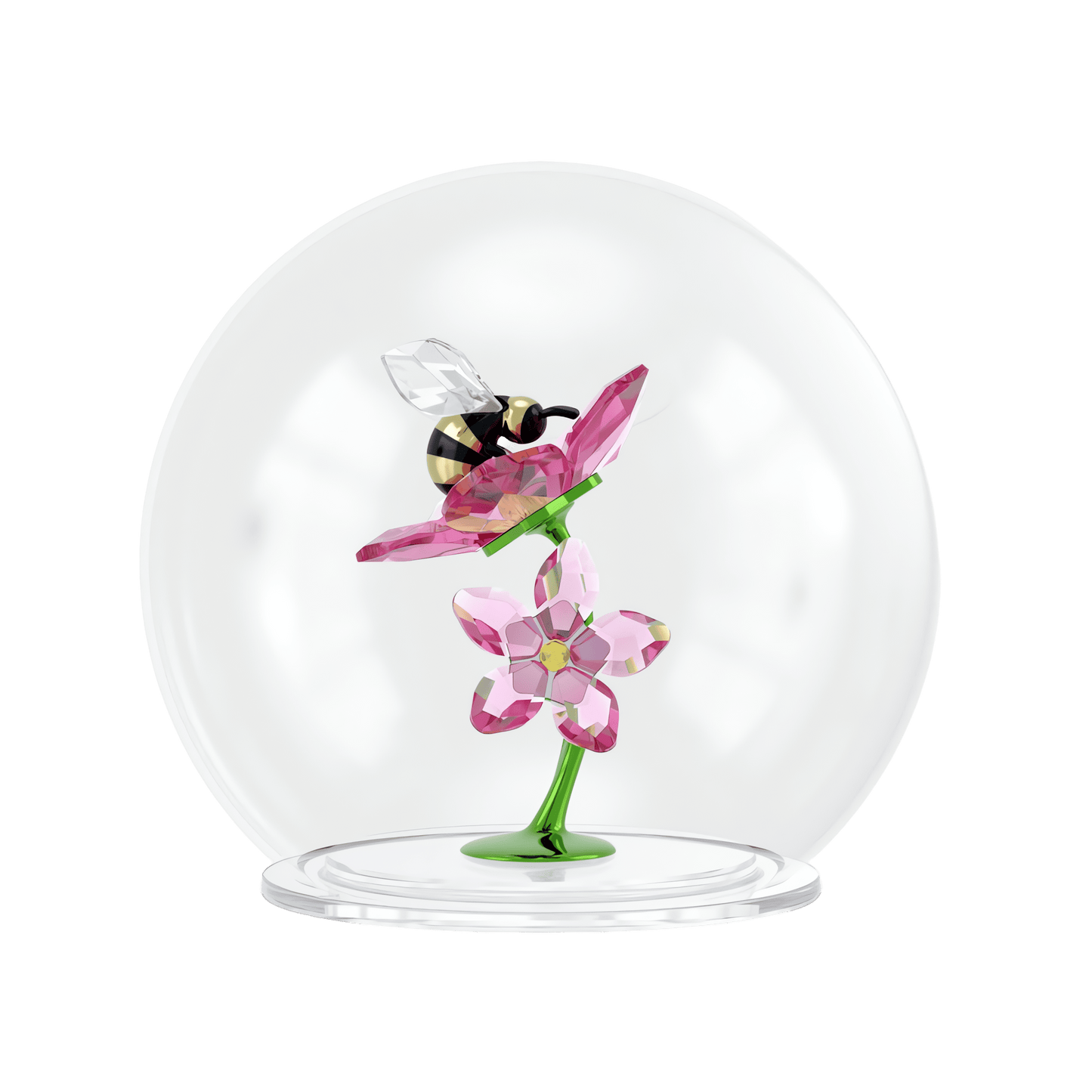 Idyllia Glass Ball Bee and Flowers 5721549