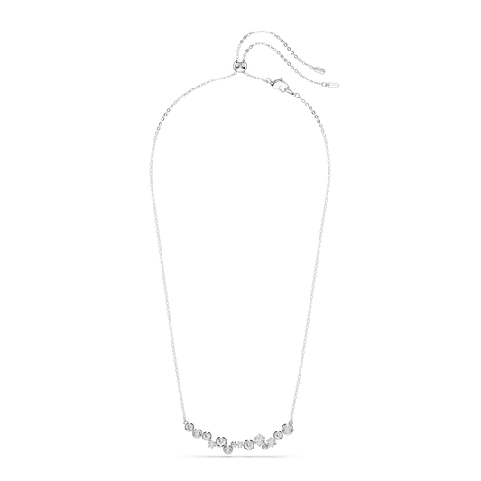 Constella necklace, Mixed cuts, White, Rhodium plated 5722473