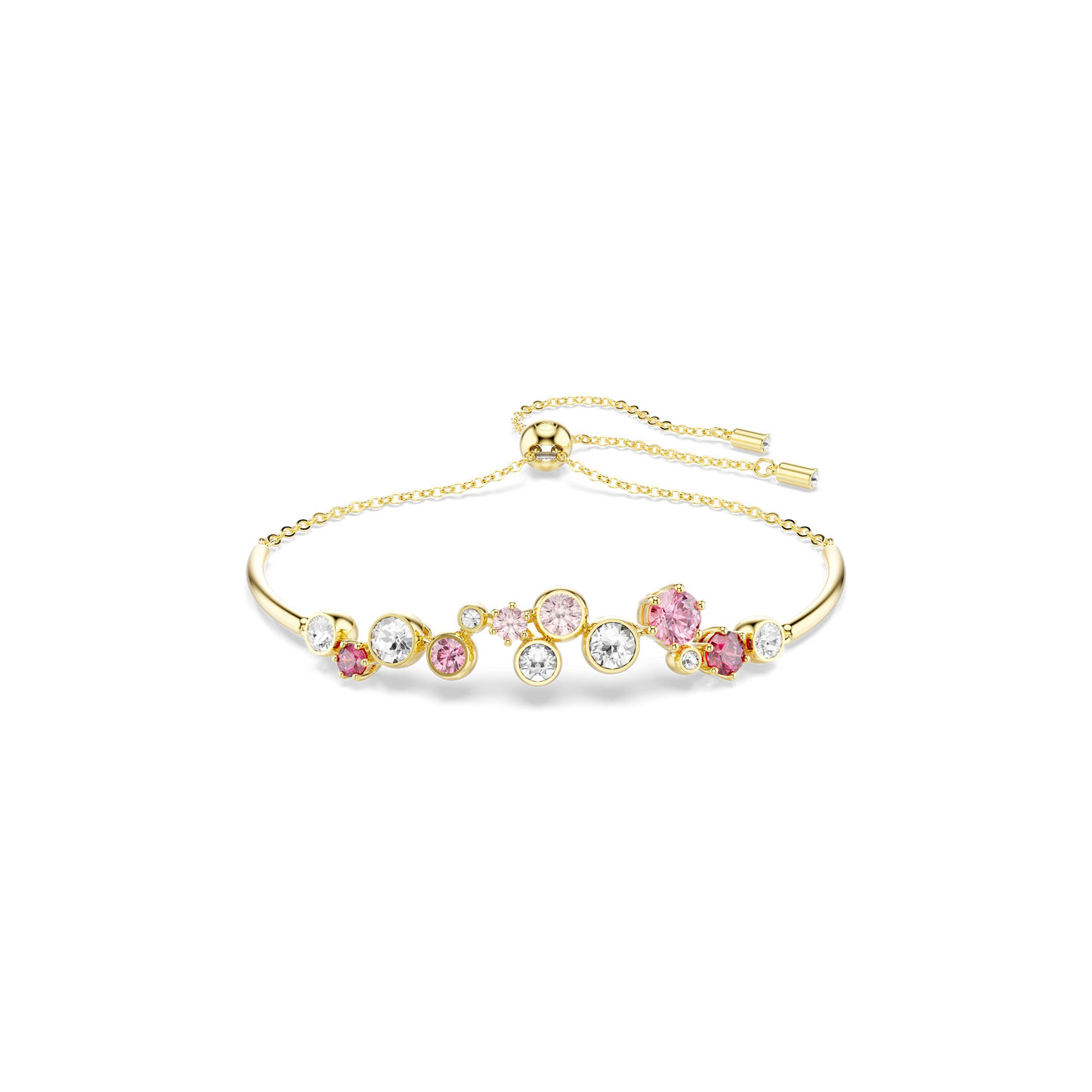 Constella bracelet, Mixed cuts, Multicolored, Gold-tone plated 5722476