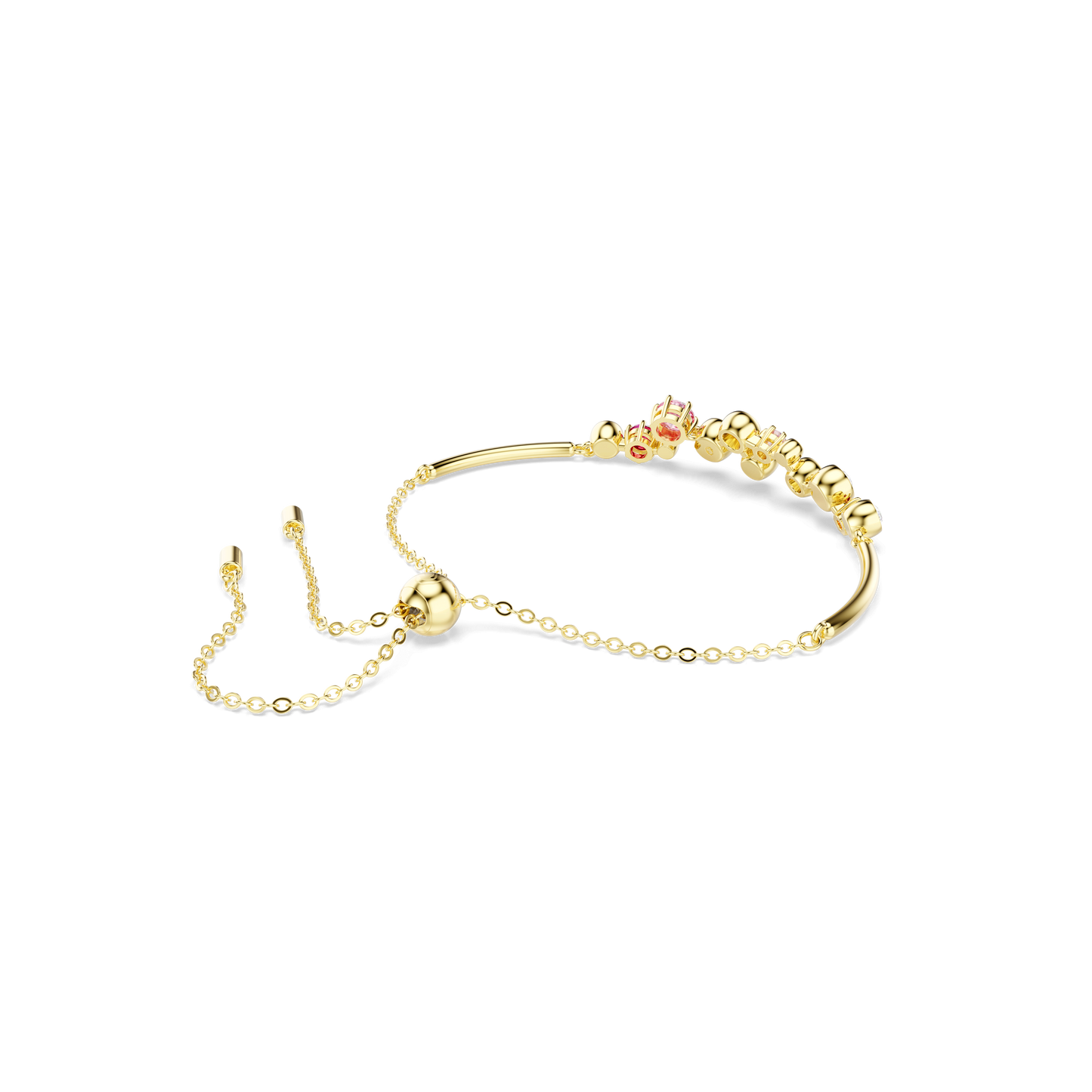 Constella bracelet, Mixed cuts, Multicolored, Gold-tone plated 5722476