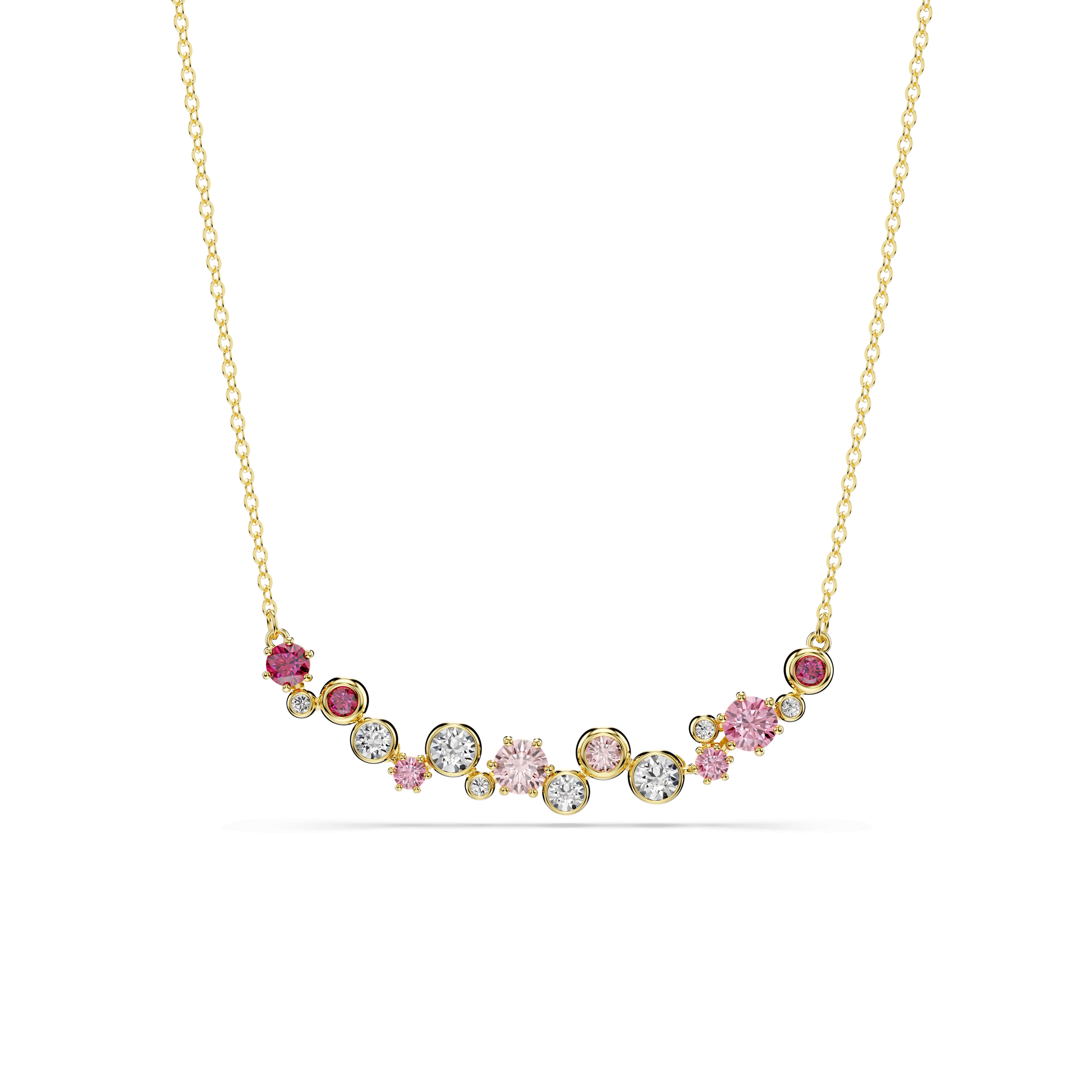Constella set, Mixed cuts, Multicolored, Gold-tone plated 5722542