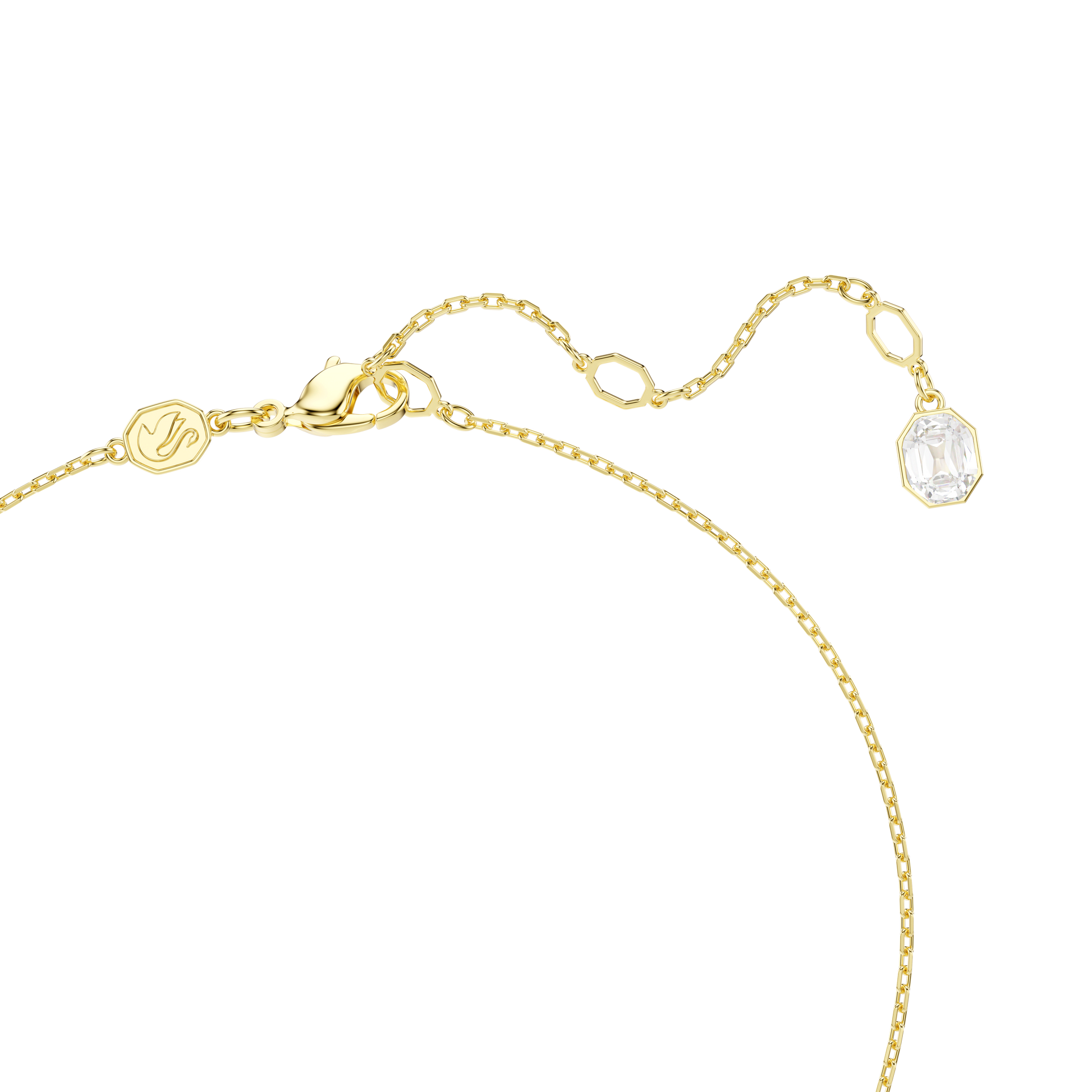 Idyllia pendant, Crystal pearl, Mixed cuts, Flower, Multicolored, Gold-tone plated 5723140