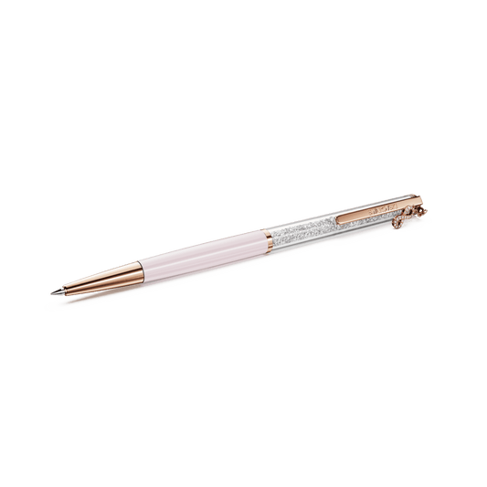 Crystalline ballpoint pen, Infinity, Pink lacquered, Rose gold-tone plated 5728731