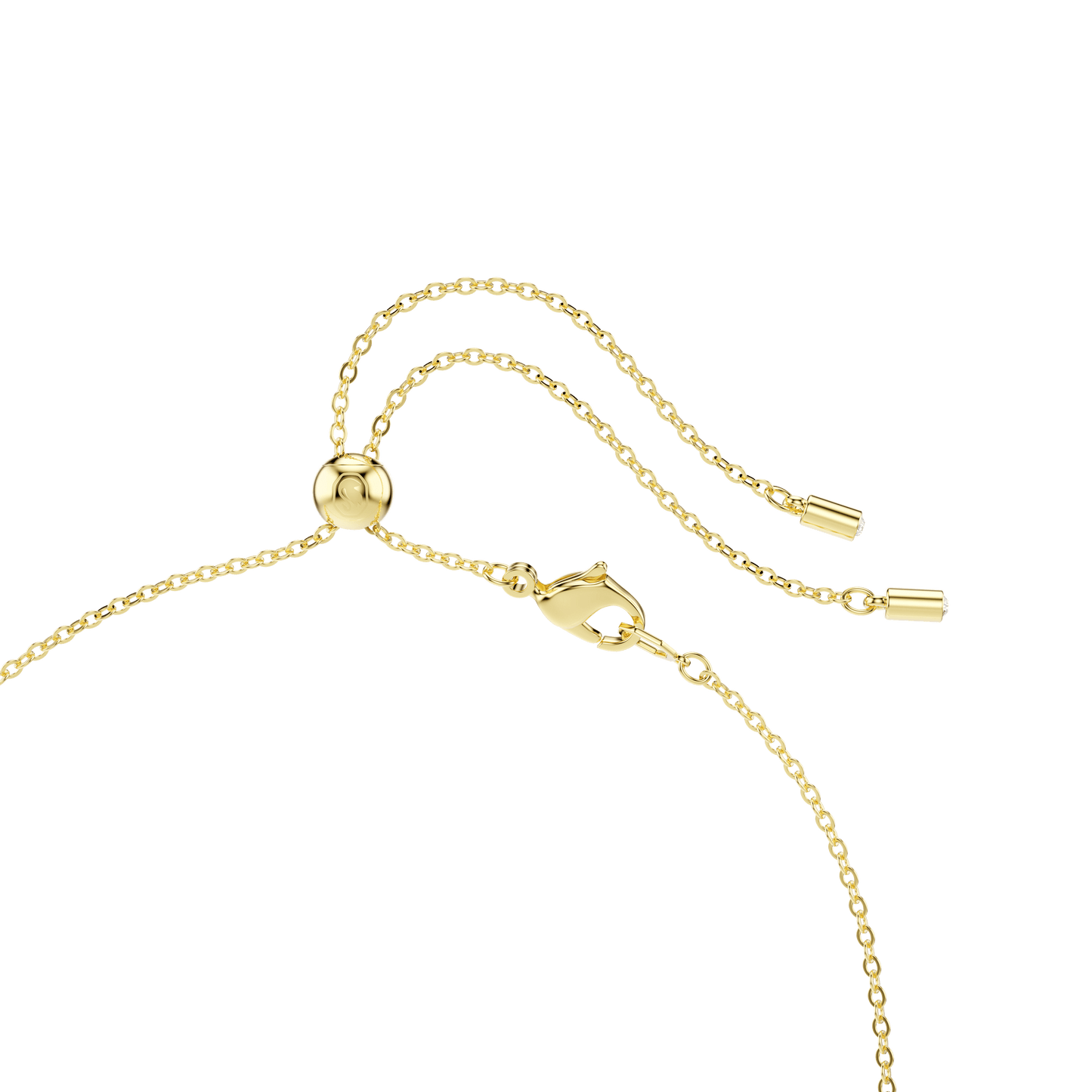 Constella necklace, Mixed cuts, Green, Gold-tone plated 5732247