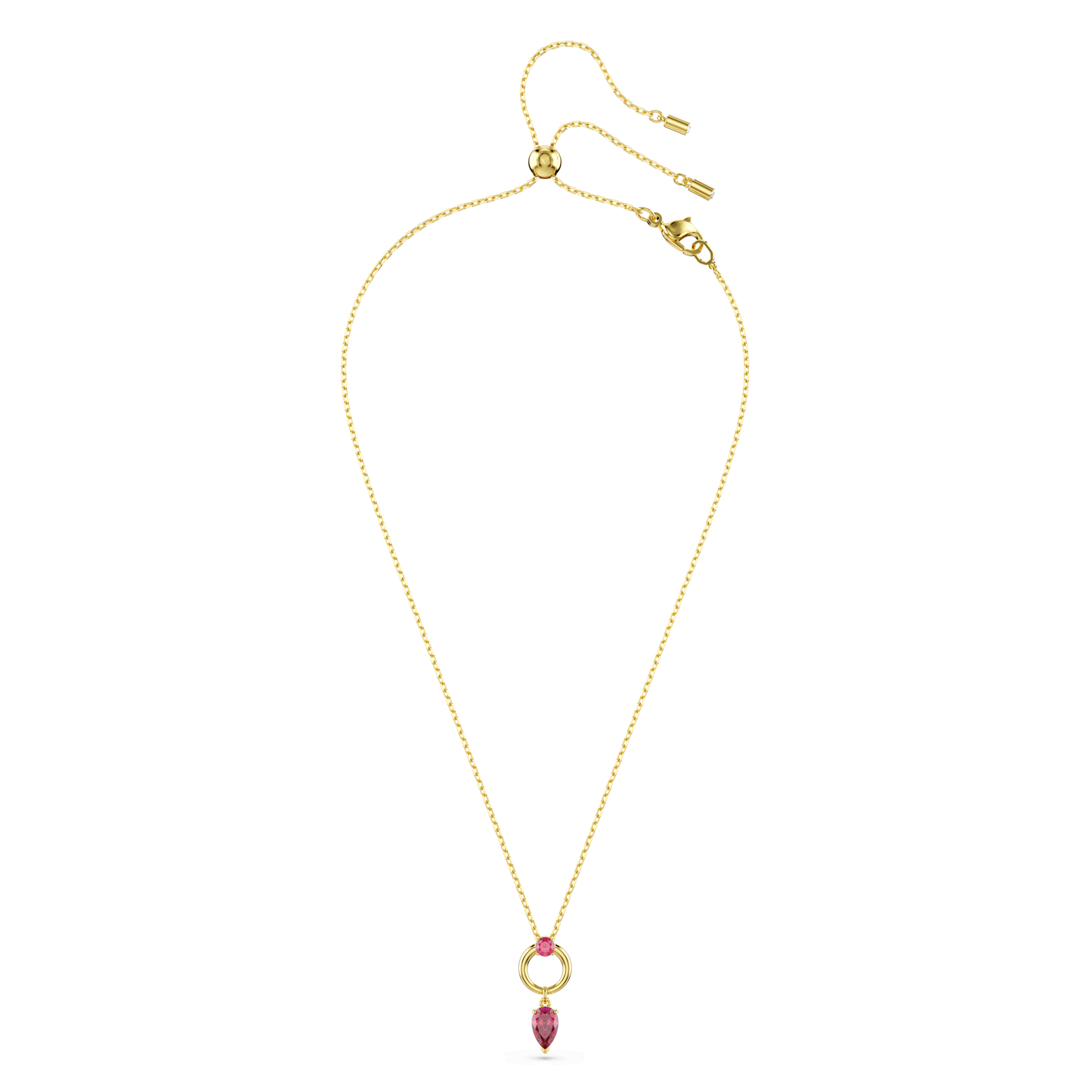 Mesmera pendant, Mixed cuts, Red, Gold-tone plated 5732487