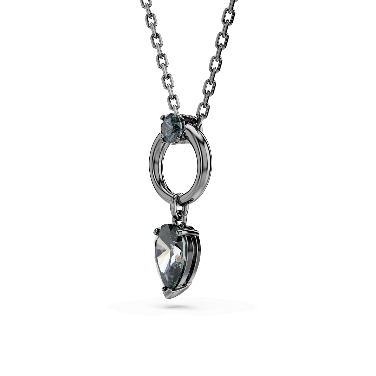 Mesmera pendant, Mixed cuts, Gray, Ruthenium plated 5732491