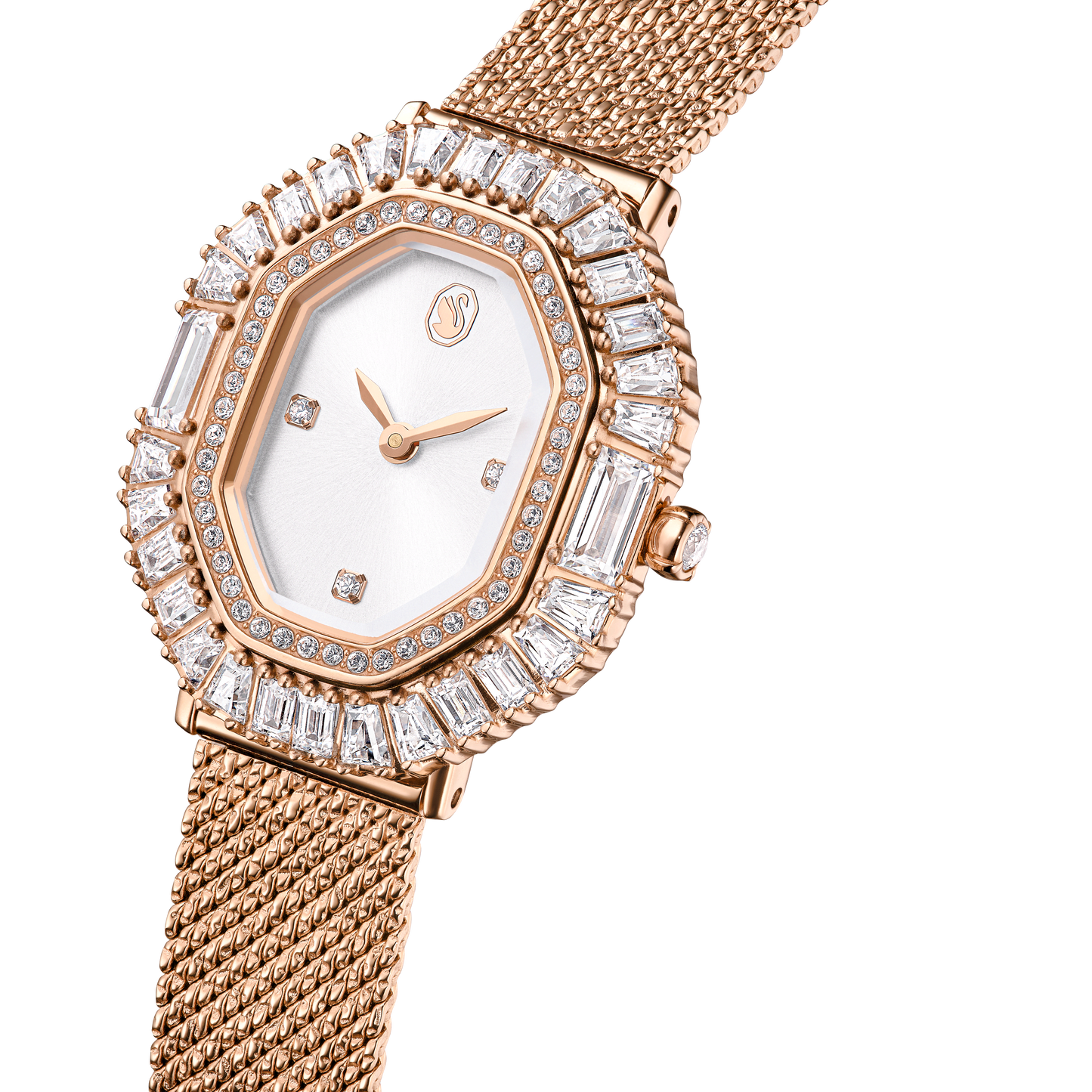 Matrix octagon watch, Metal bracelet, Rose gold tone, Rose gold-tone finish 5732497