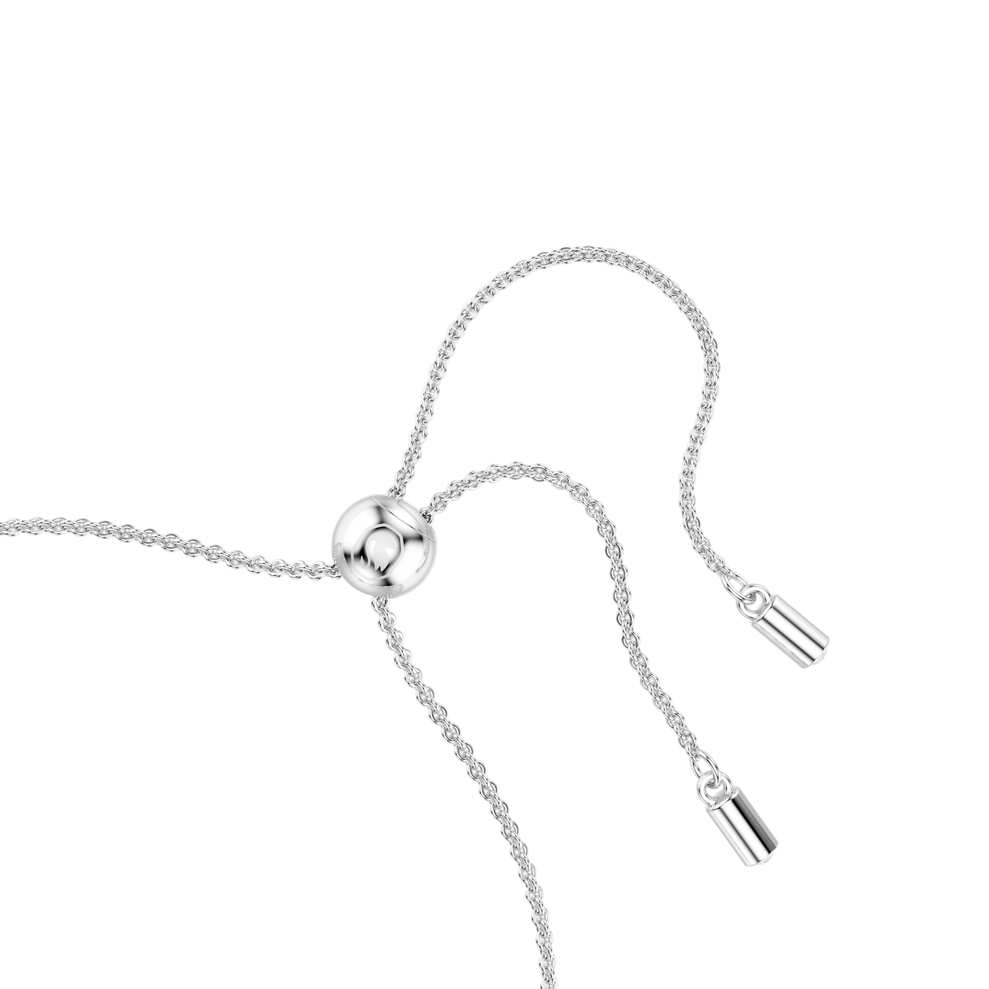 Magic bracelet, Snowflake, Blue, Rhodium plated 5734244