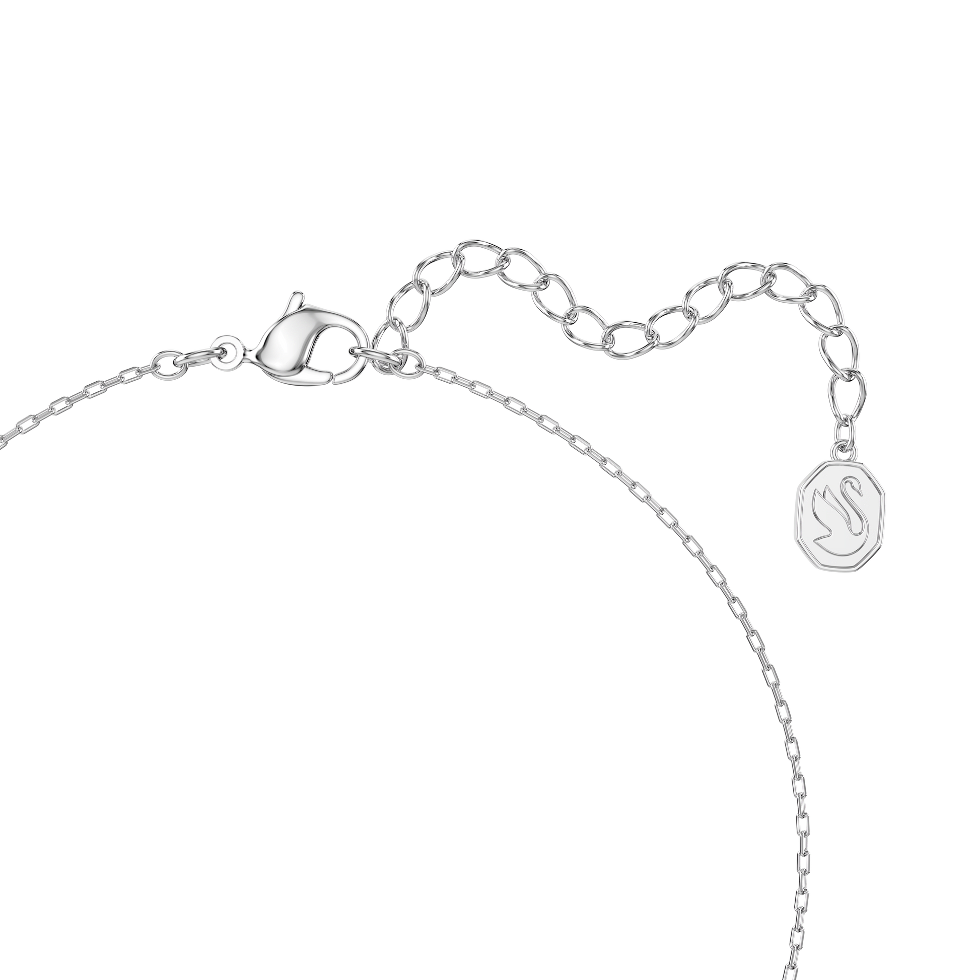 Symbolica pendant, Star, Blue, Rhodium plated 5734252