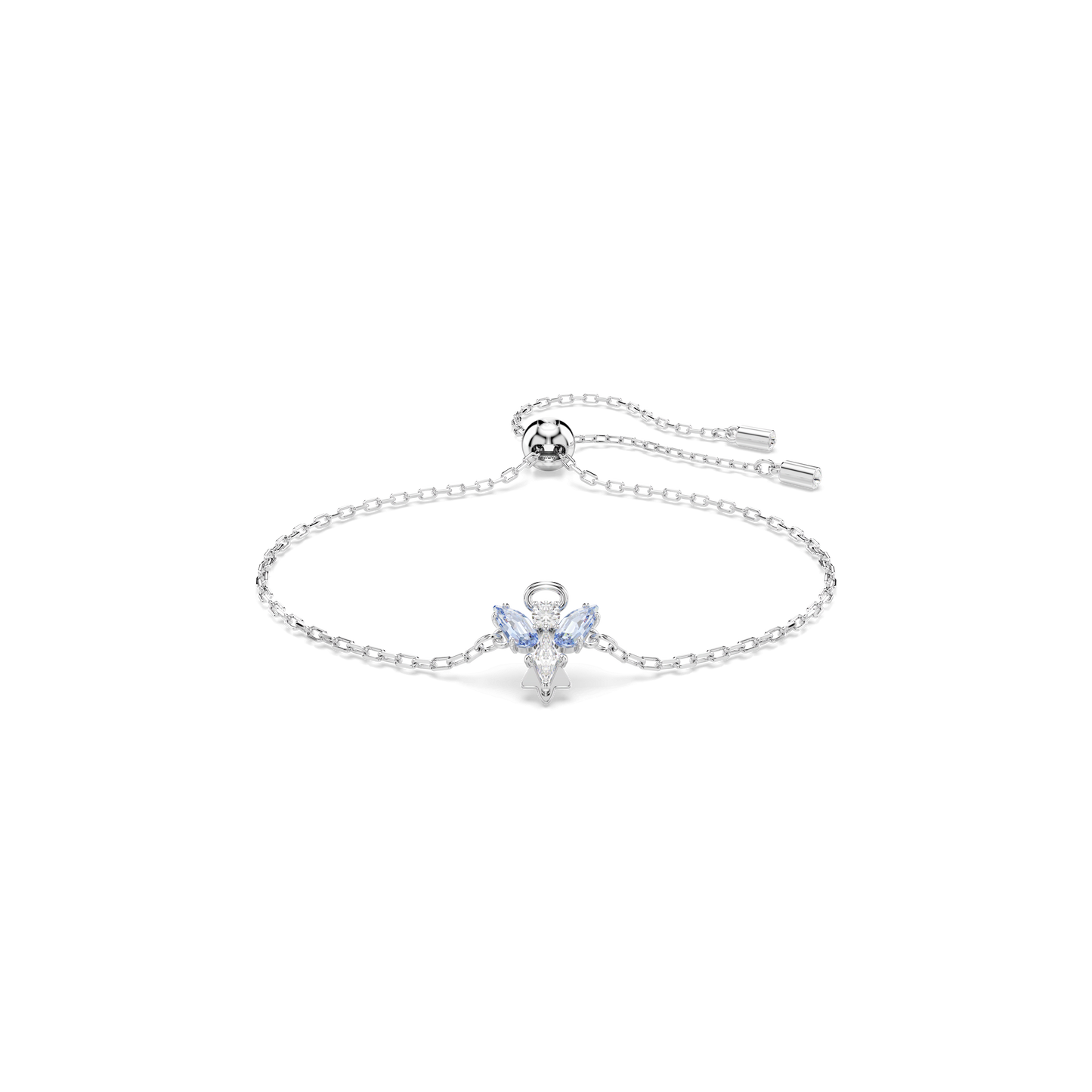 Magic bracelet, Angel, Blue, Rhodium plated 5734263