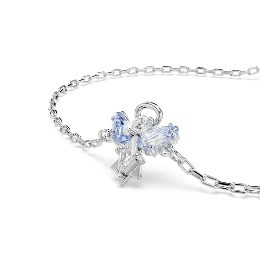 Magic bracelet, Angel, Blue, Rhodium plated 5734263