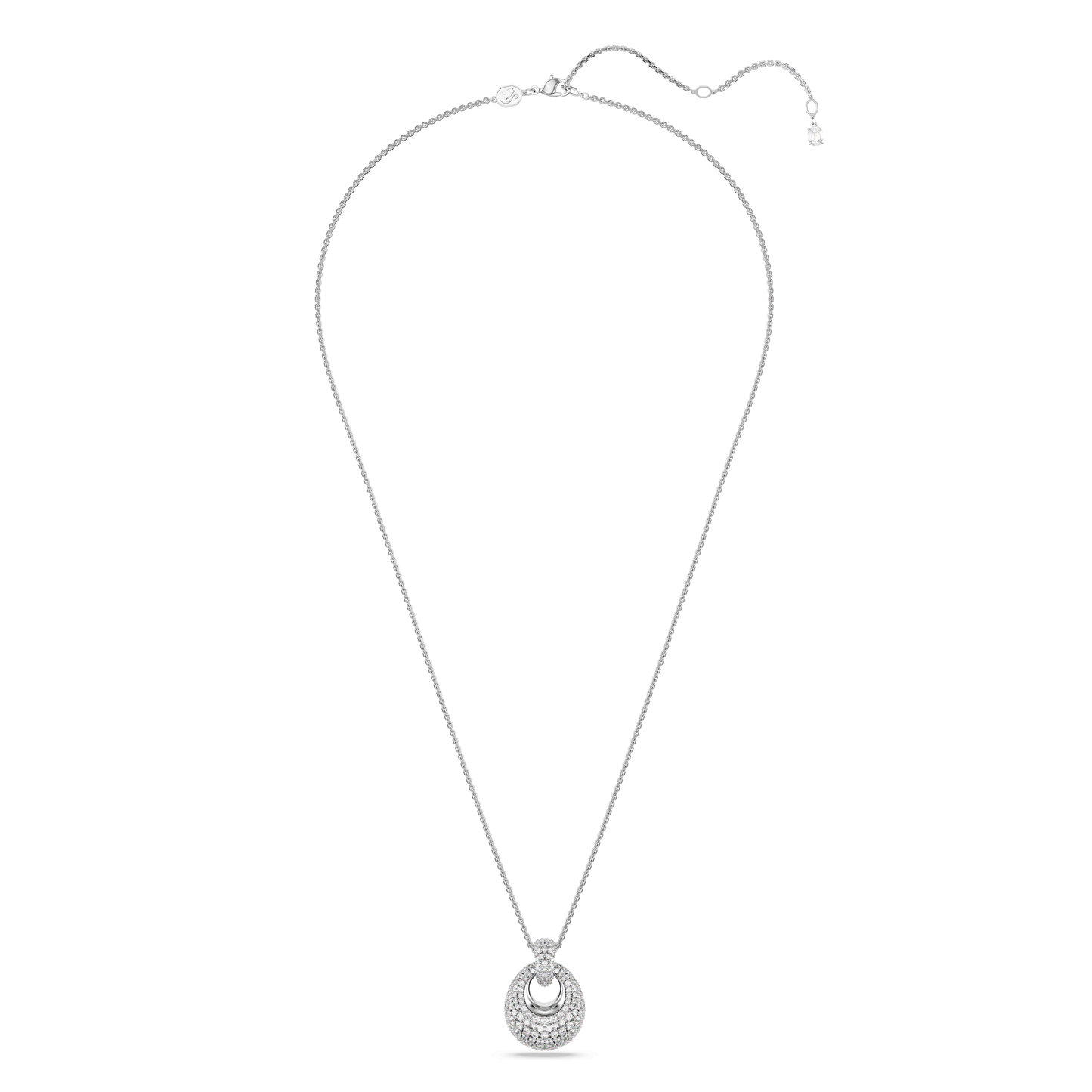 Sublima pendant, White, Rhodium plated 5735223