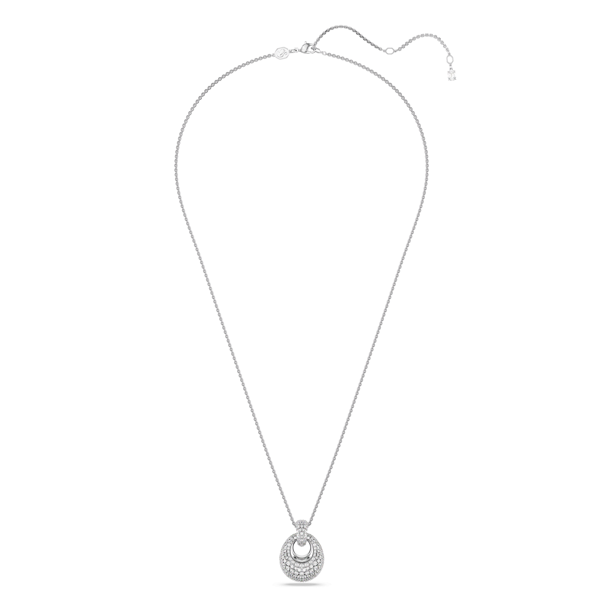 Sublima pendant, White, Rhodium plated 5735223