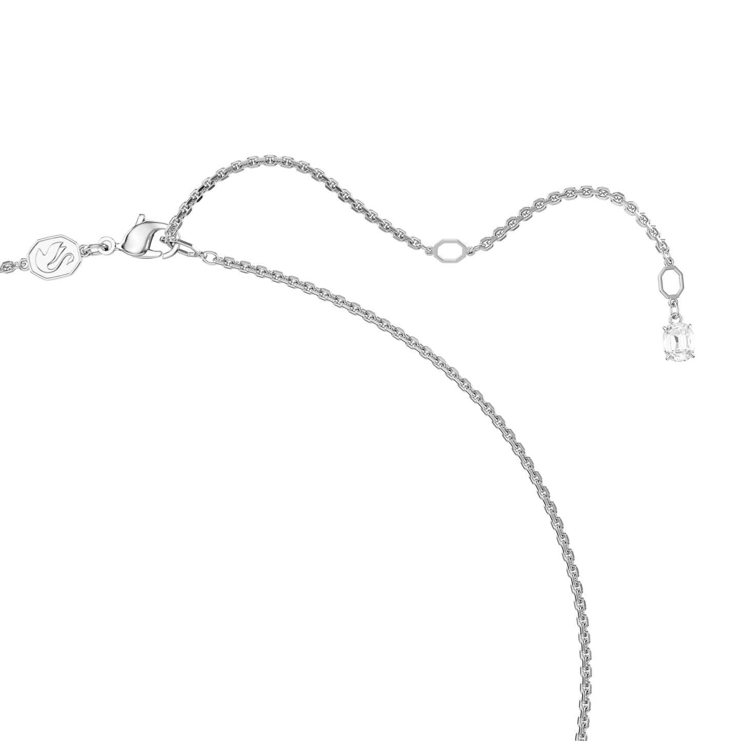 Sublima pendant, White, Rhodium plated 5735223