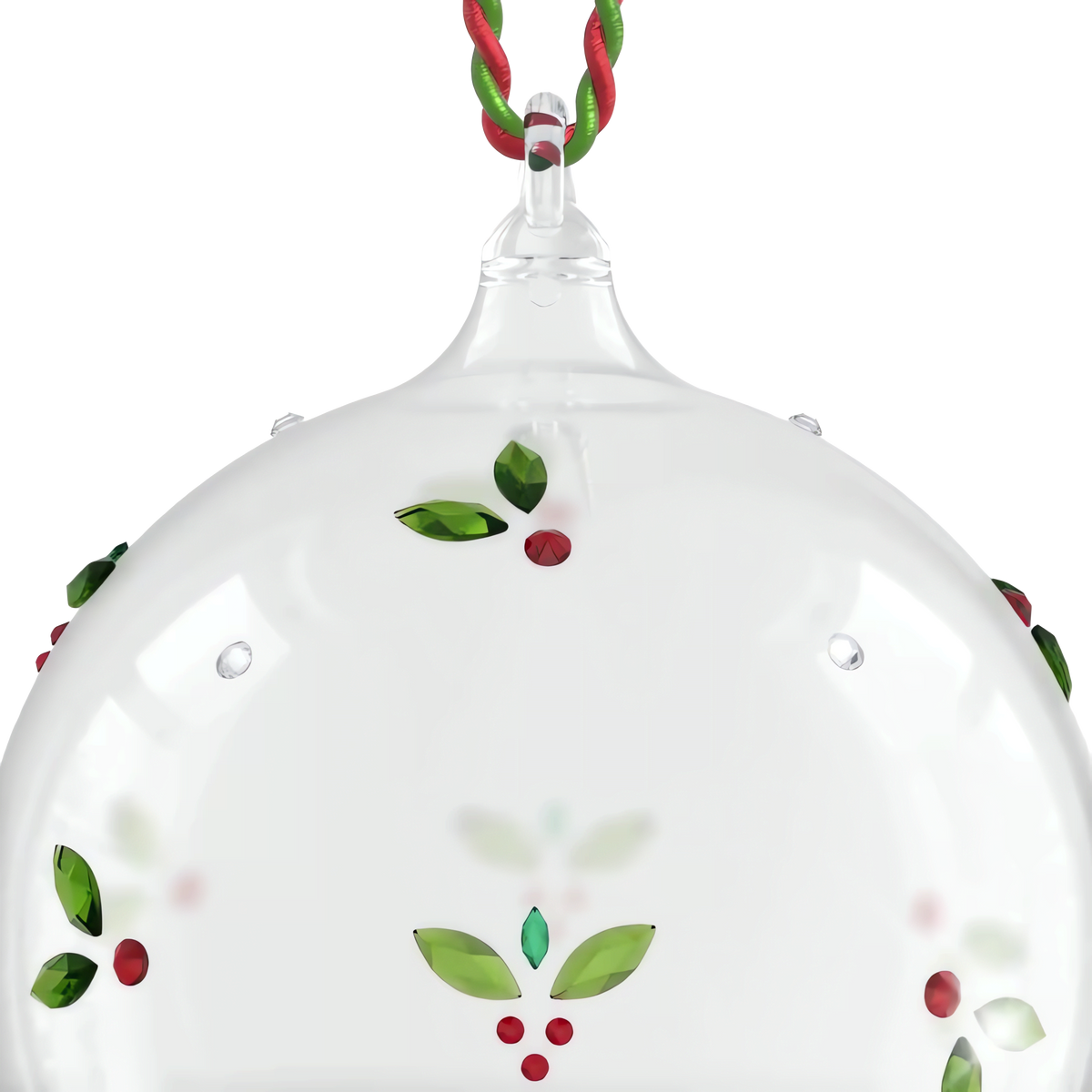 Holiday Cheers Mistletoe Ball Ornament