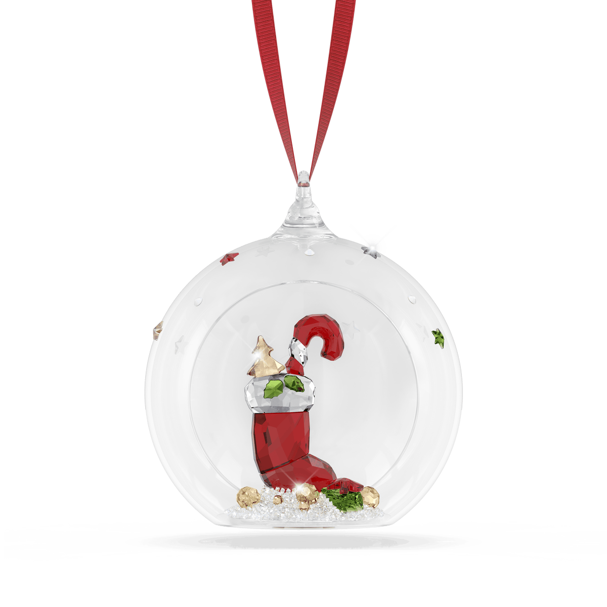 Holiday Cheers Stocking and Candy Ball Ornament