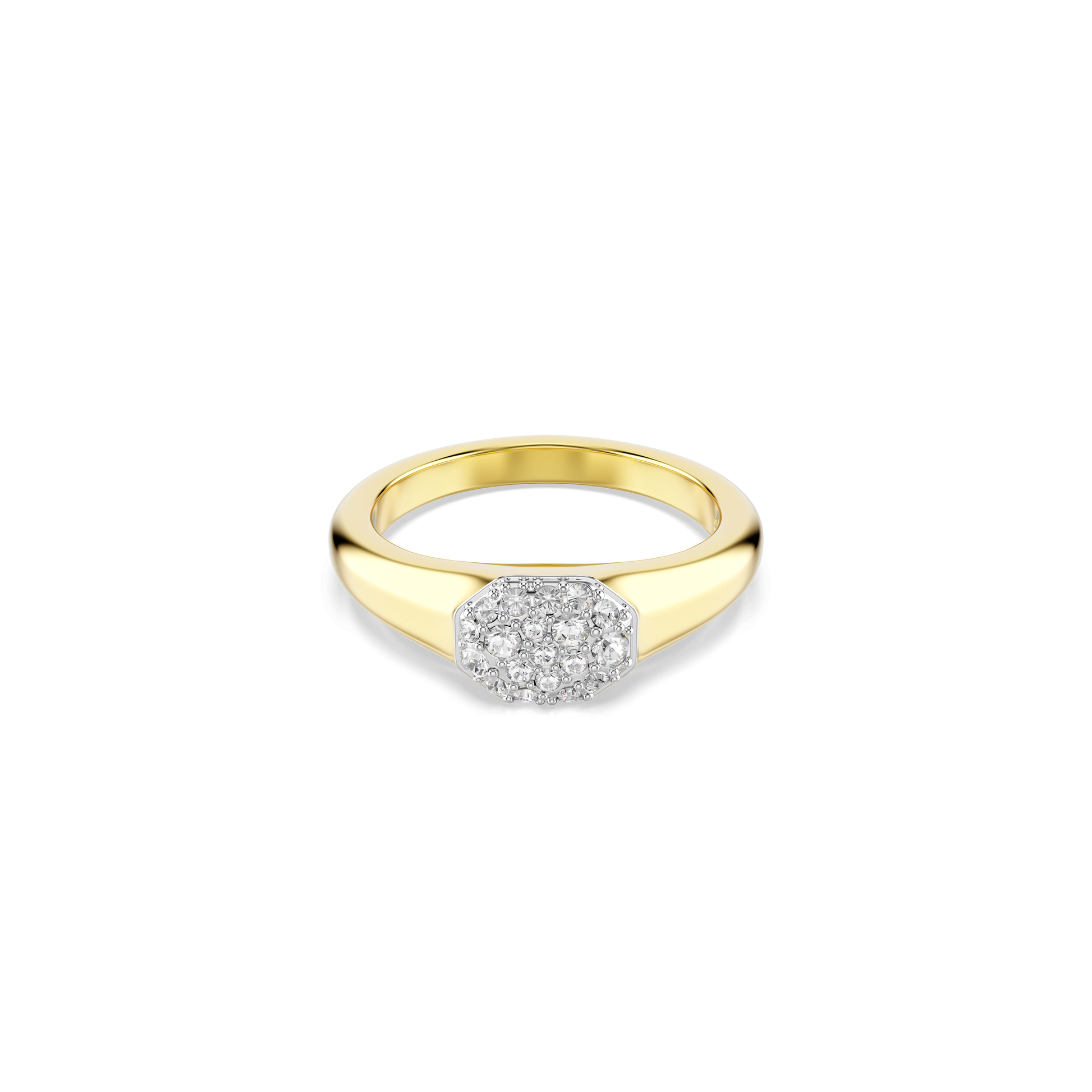 Dextera ring, Mixed cuts, White, Gold-tone plated 5736242