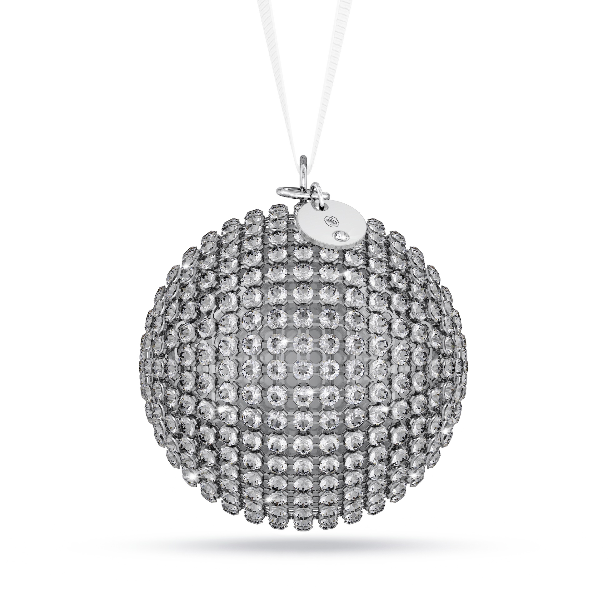 Holiday Magic Classics Crystal Mesh Ball Ornament 5737045