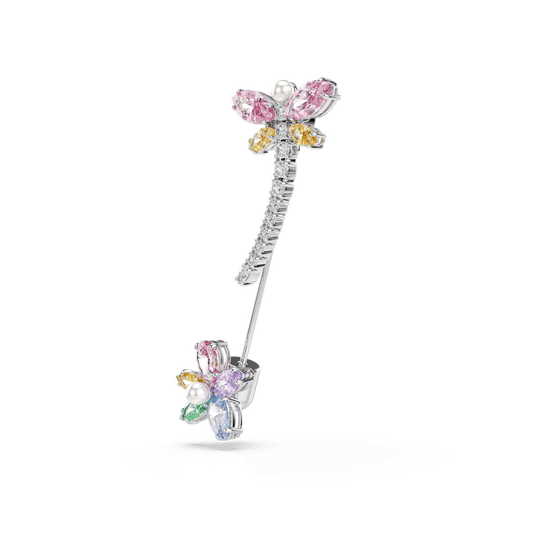 Ariana Grande x Swarovski brooch, Mixed cuts, Dragonfly, Multicolored, Rhodium plated 5737428