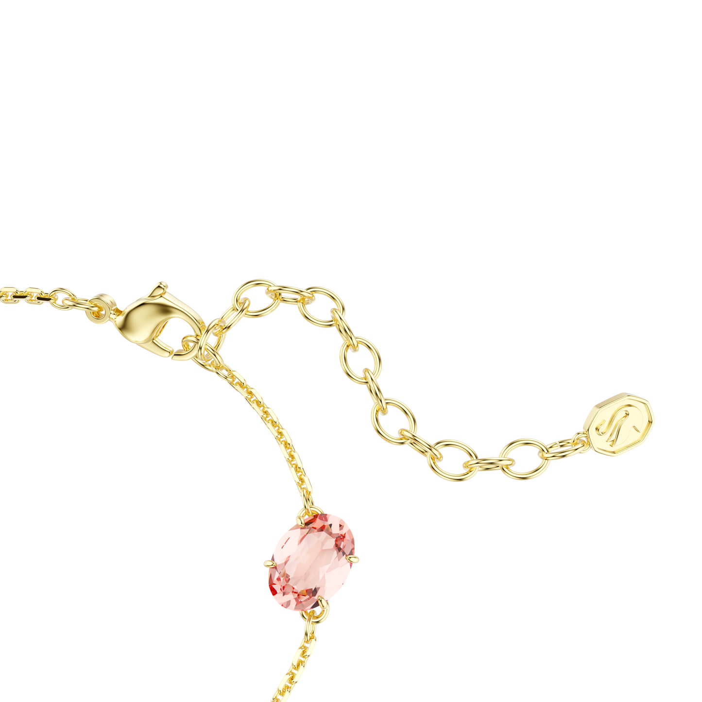 Gema bracelet, Mixed cuts, Dangling crystals, Multicolored, Gold-tone plated 5737442
