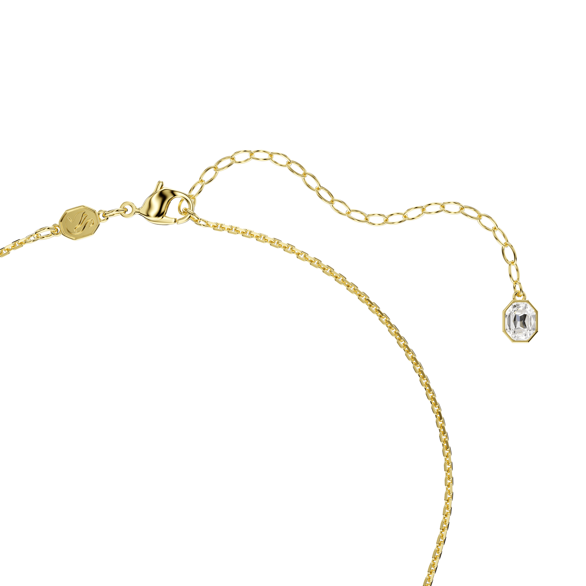 Gema Y necklace, Mixed cuts, Multicolored, Gold-tone plated 5737451