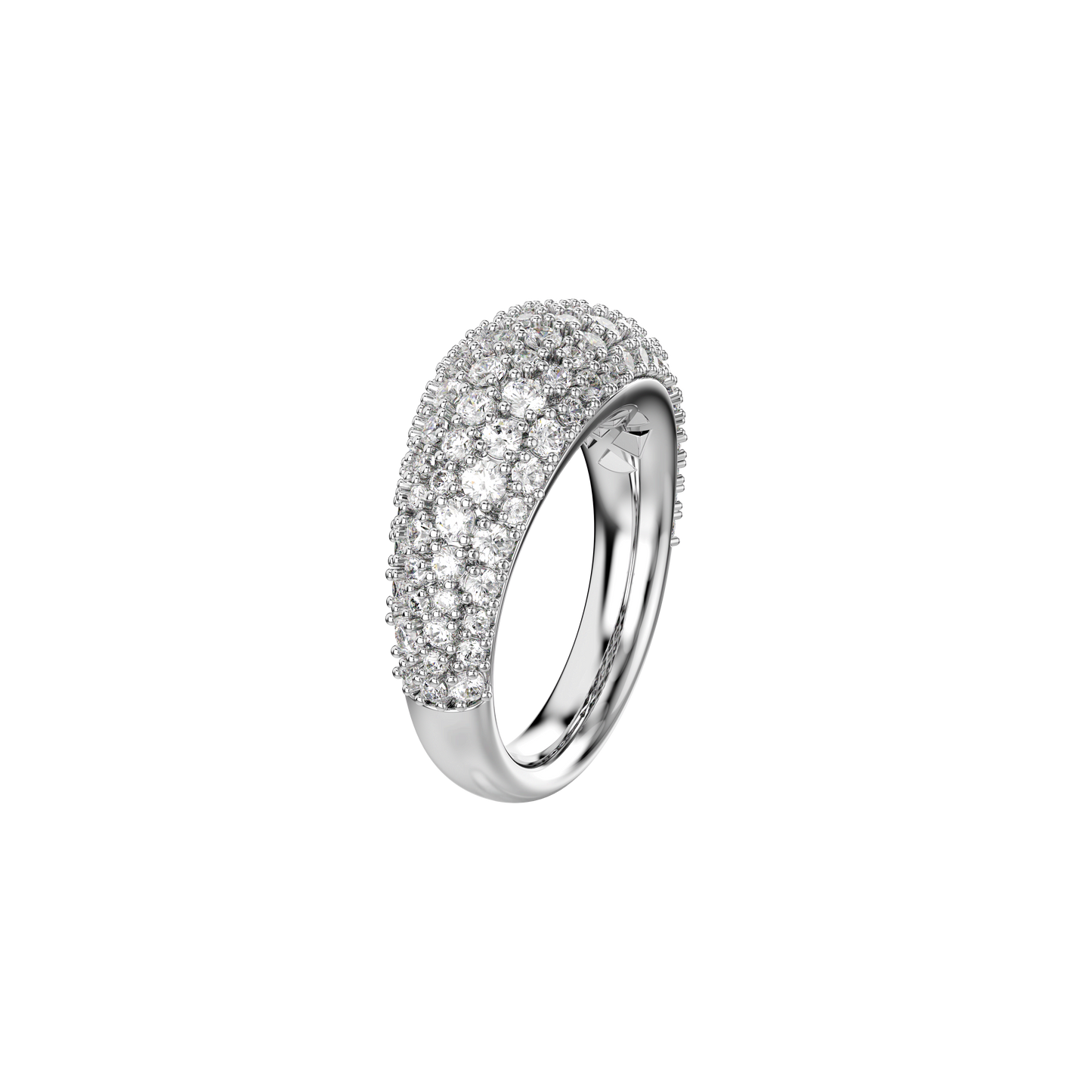 Sublima ring, White, Rhodium plated 5737597