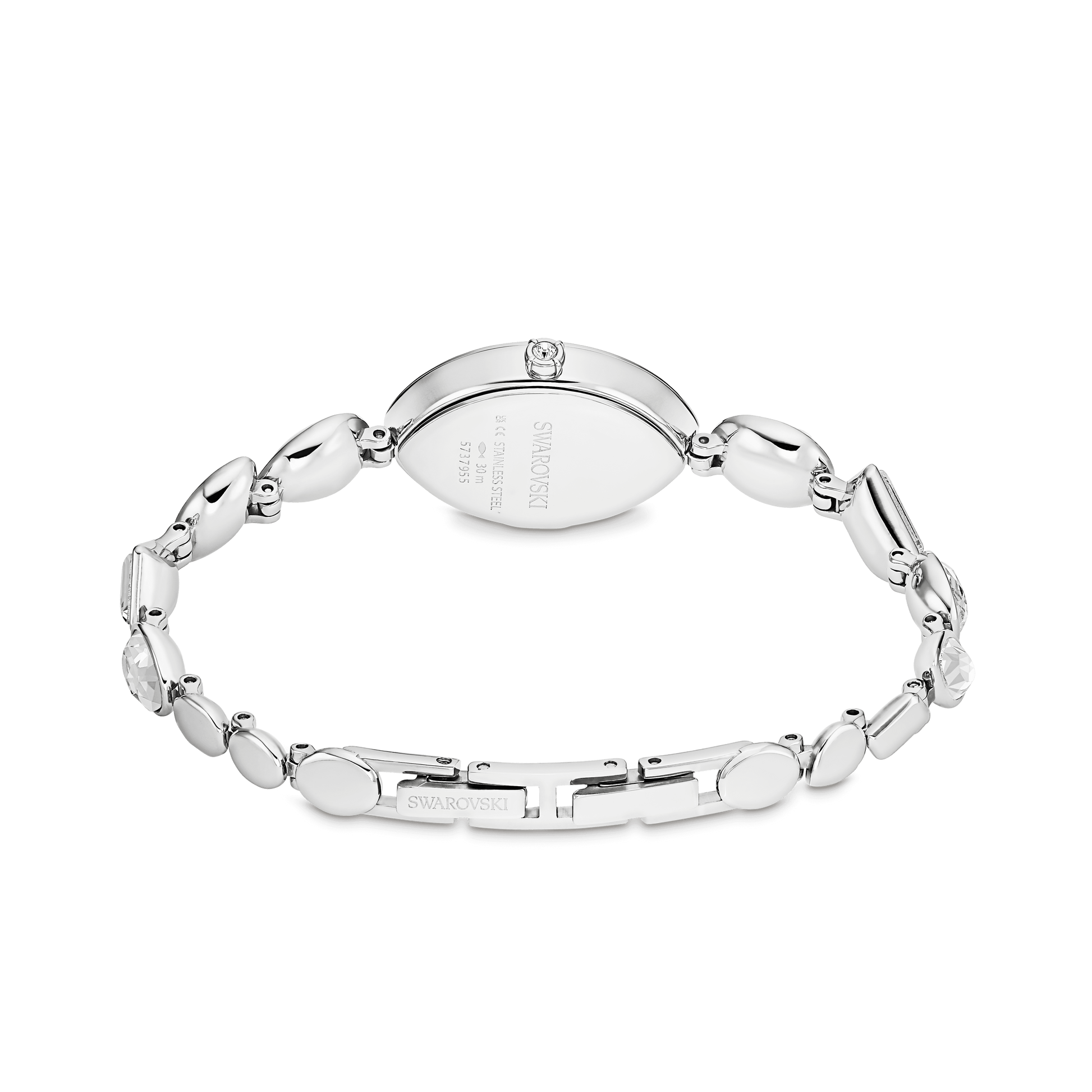 Gema watch, Crystal bracelet, Silver tone, Stainless steel 5737955