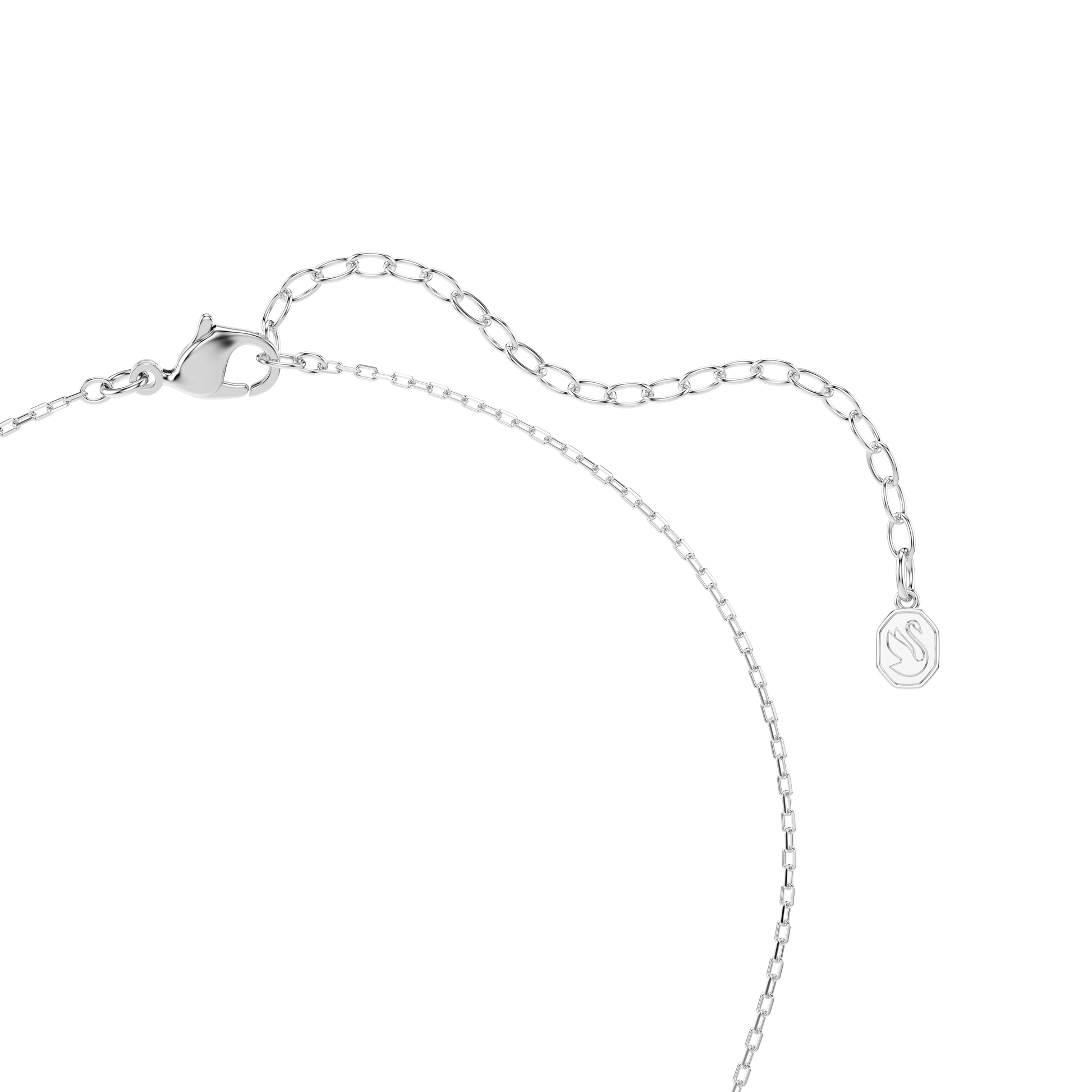Chroma pendant, Mixed cuts, Multicolored, Rhodium plated 5738473