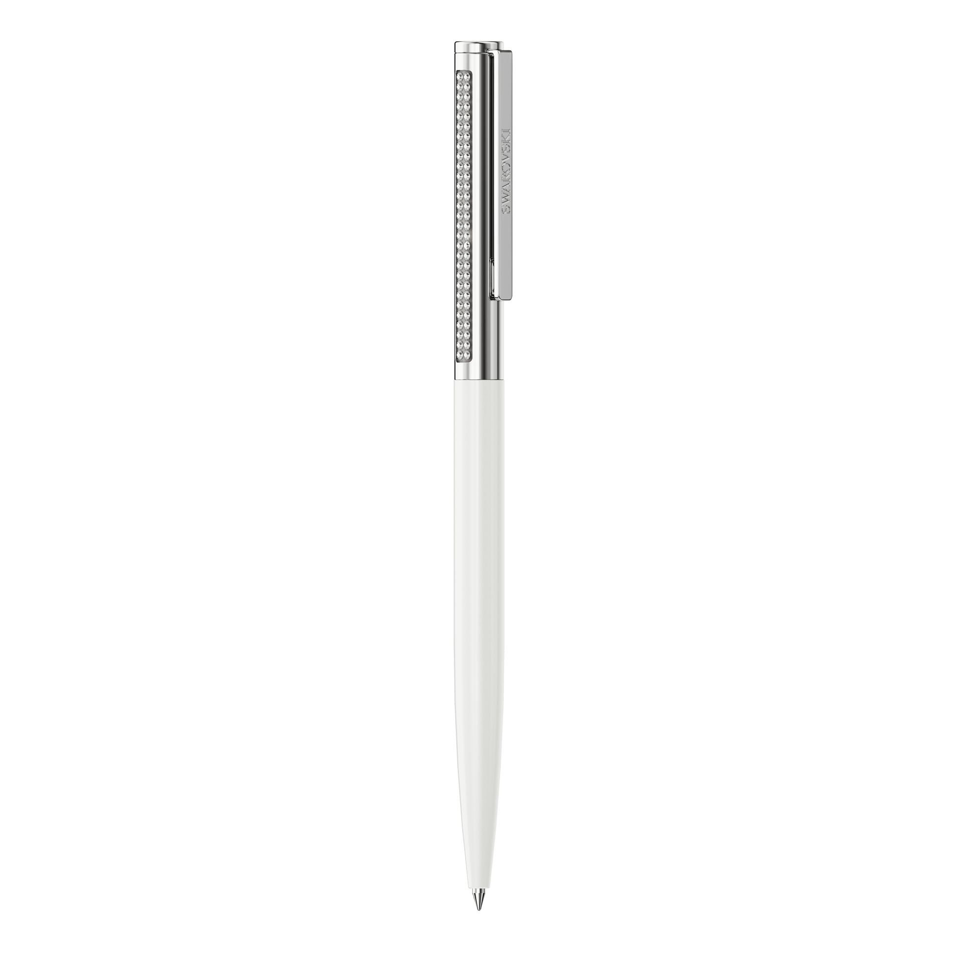 Matrix Tennis ballpoint pen, White, Chrome plated 5740679