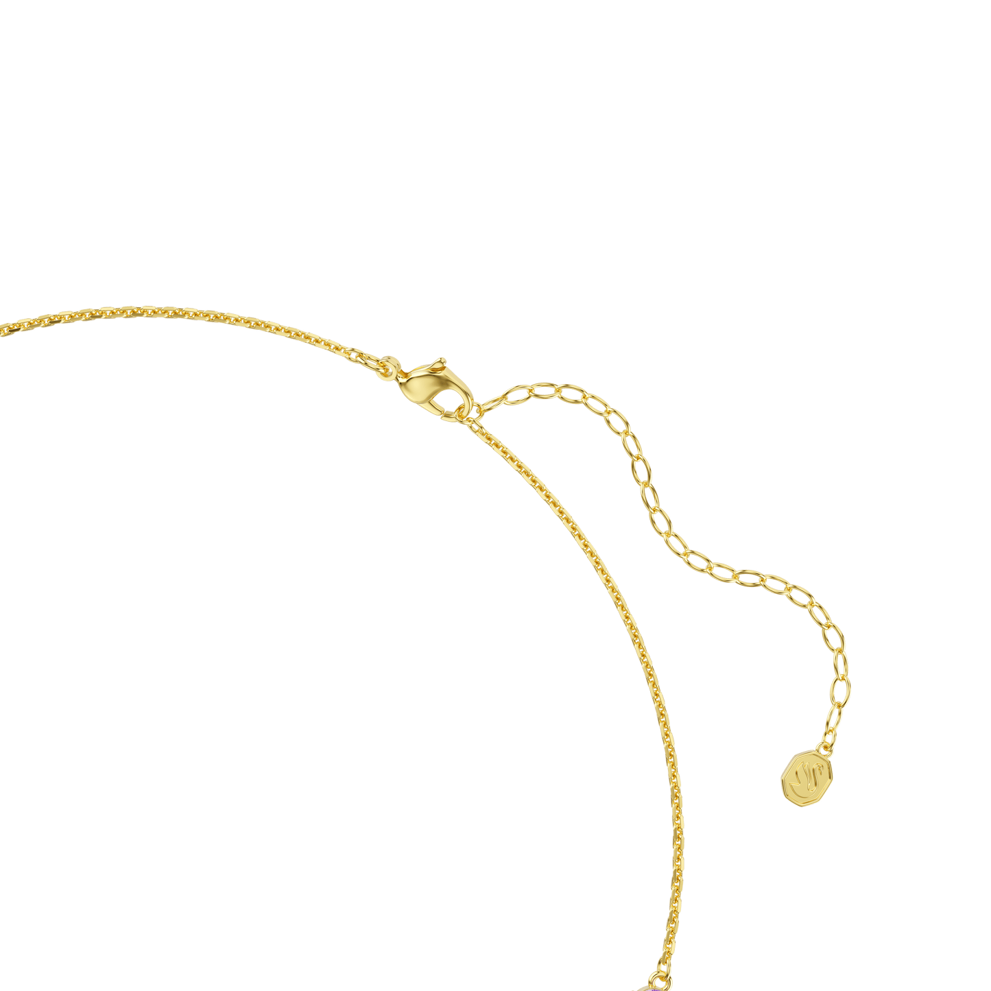 Gema necklace, Mixed cuts, Multicolored, Gold-tone plated 5741584