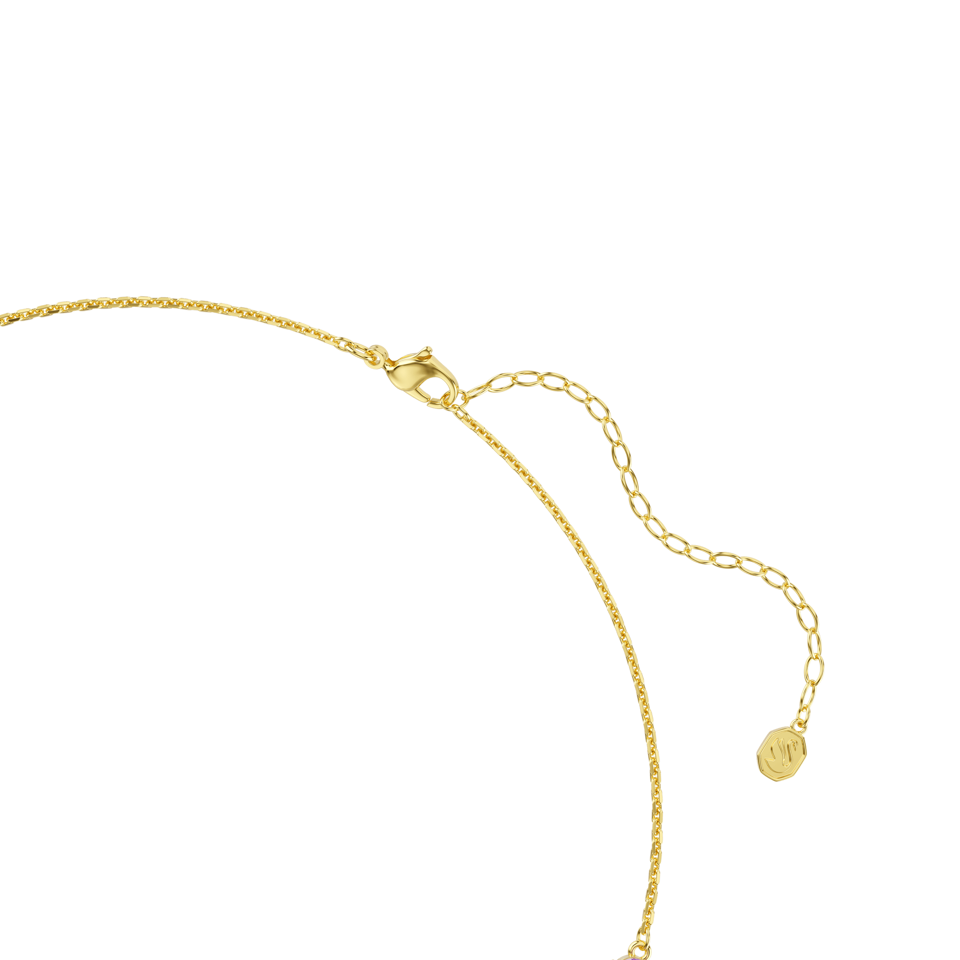 Gema necklace, Mixed cuts, Multicolored, Gold-tone plated 5741584