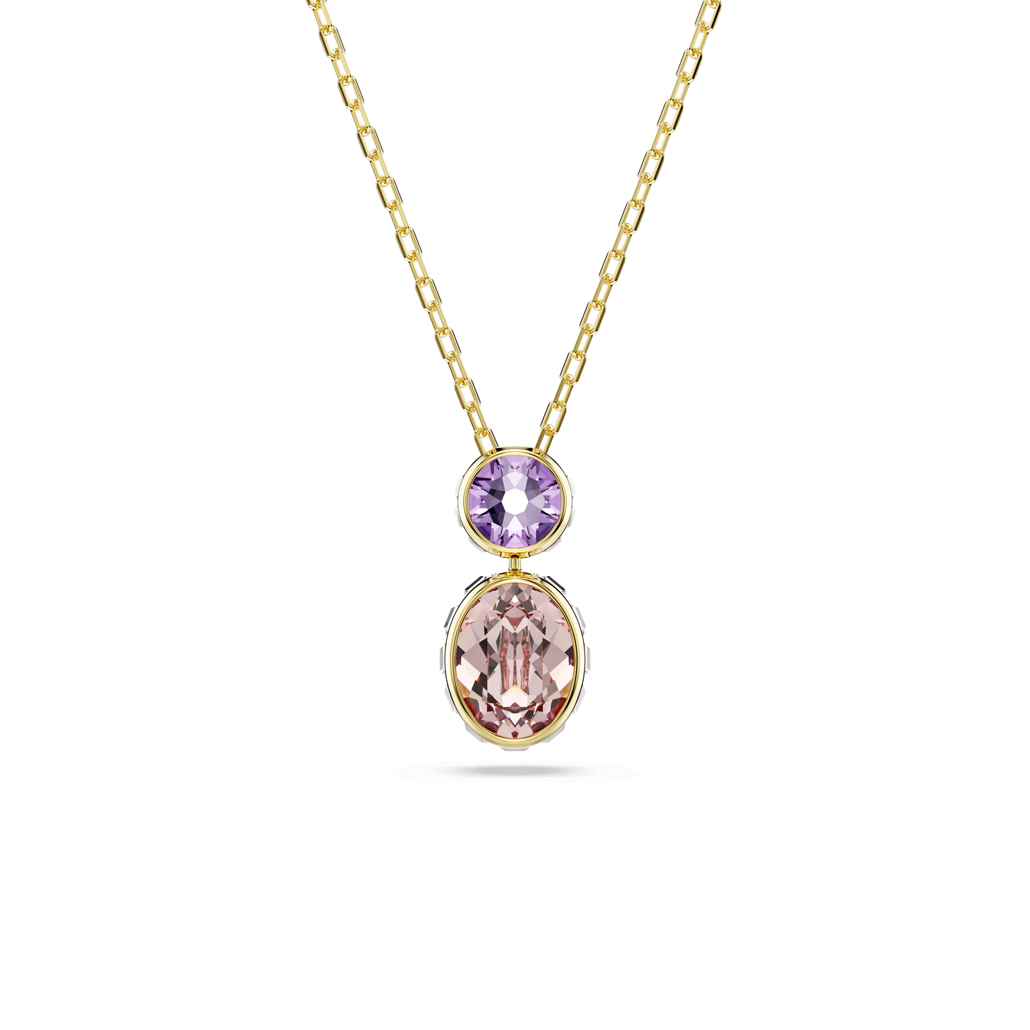 Chroma pendant, Mixed cuts, Multicolored, Gold-tone plated 5741586