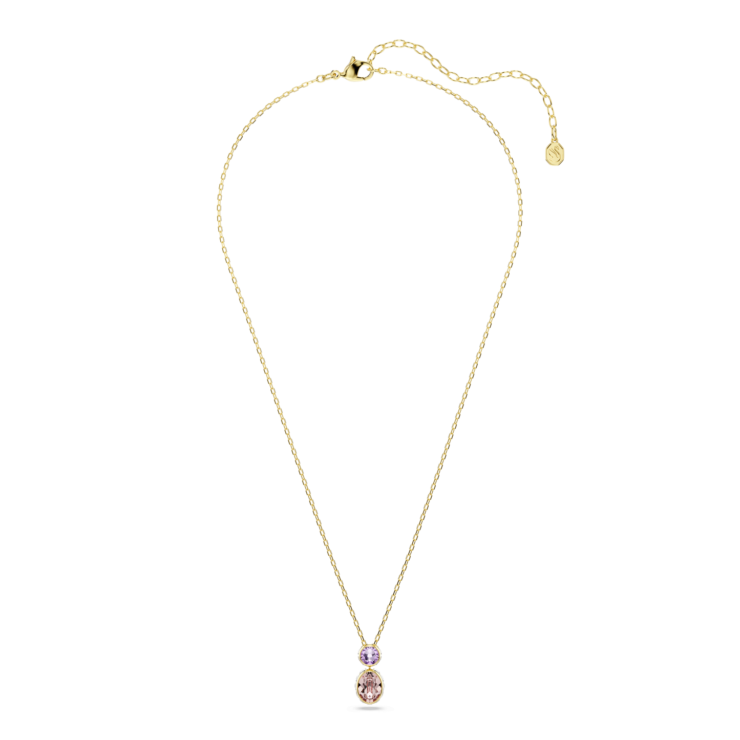 Chroma pendant, Mixed cuts, Multicolored, Gold-tone plated 5741586